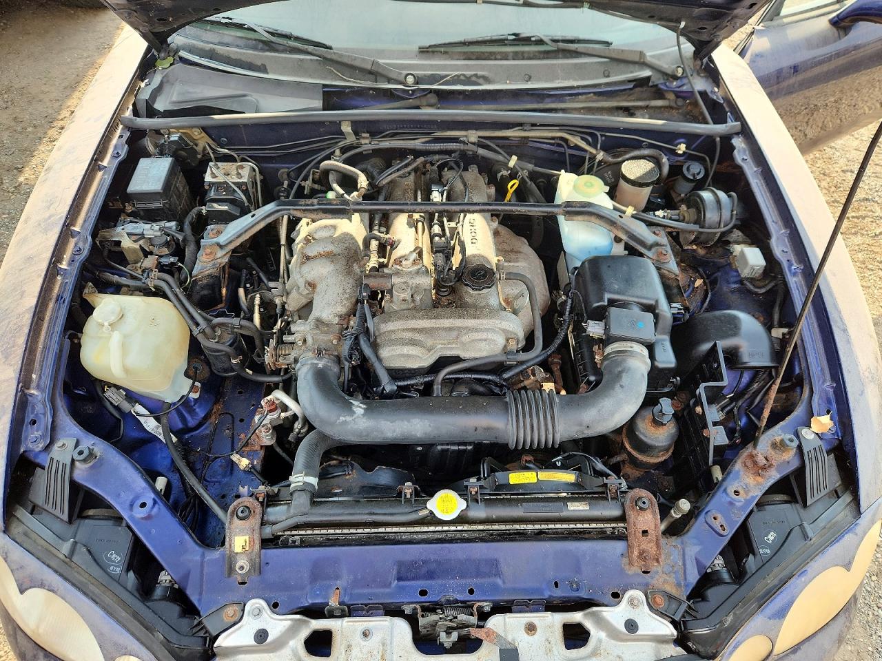 2003 Mazda Mx-5 Miata Base Blue vin: JM1NB353930305098