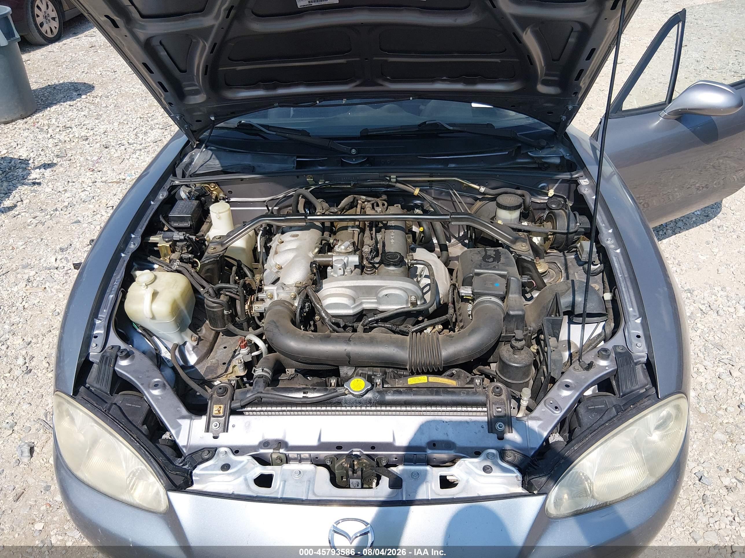 2003 Mazda Mx-5 Miata Cloth/ls/se/shinsen Silver vin: JM1NB353930311869