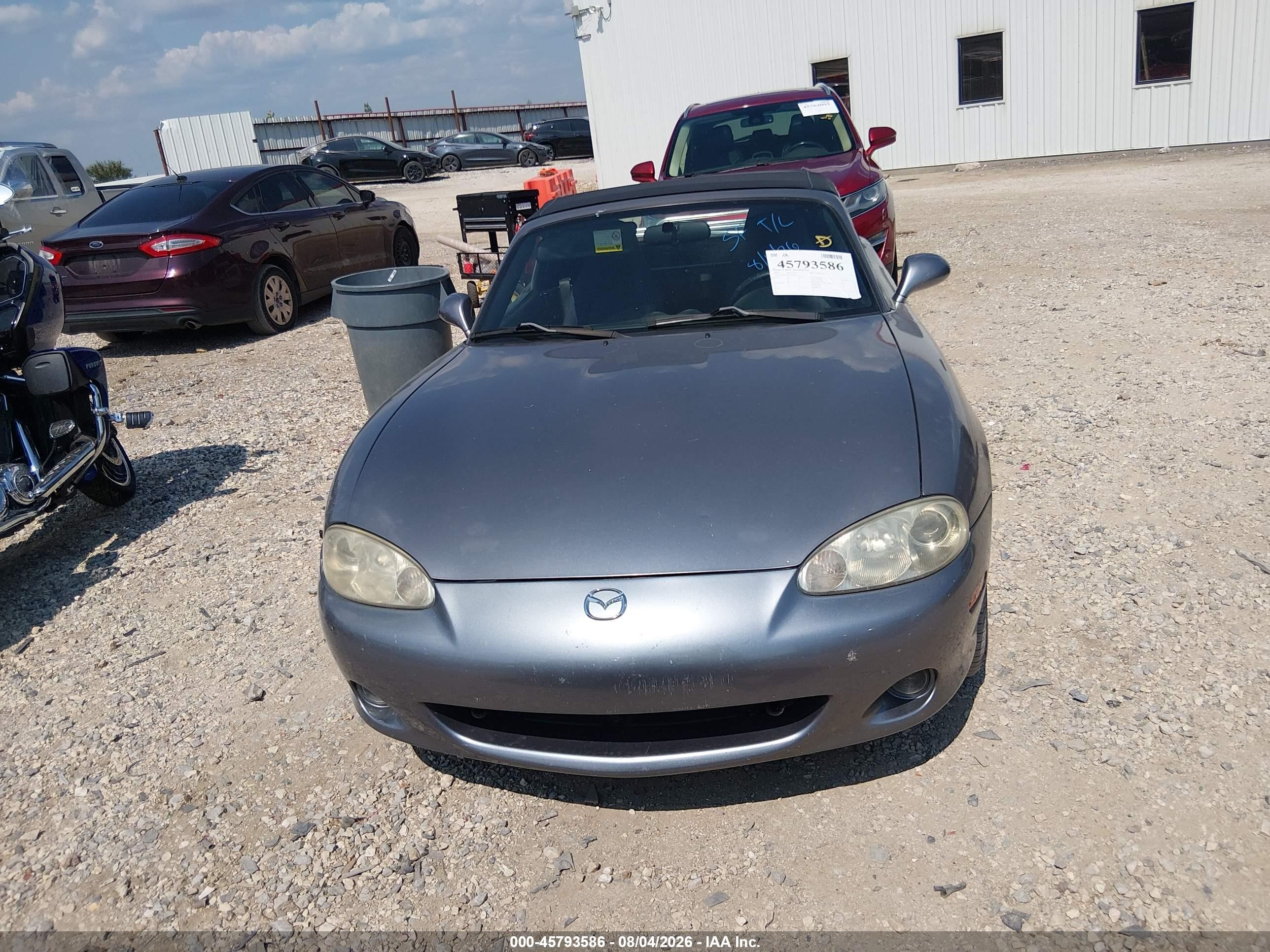 2003 Mazda Mx-5 Miata Cloth/ls/se/shinsen Silver vin: JM1NB353930311869