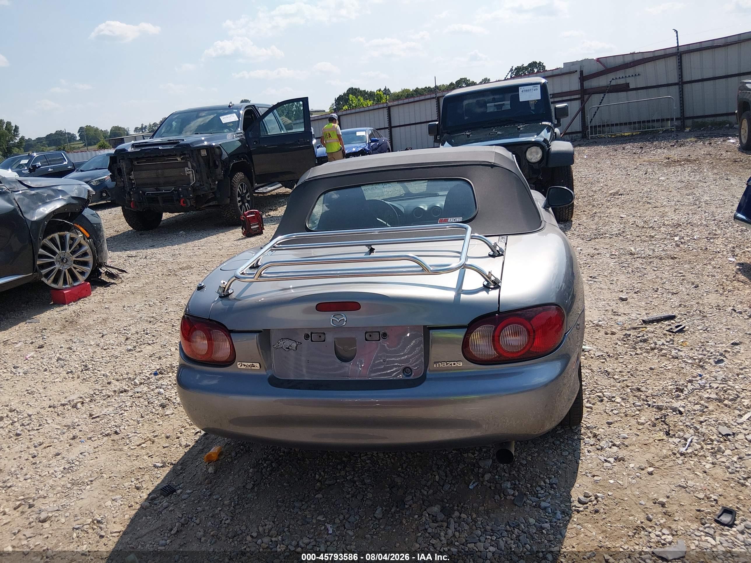 2003 Mazda Mx-5 Miata Cloth/ls/se/shinsen Silver vin: JM1NB353930311869