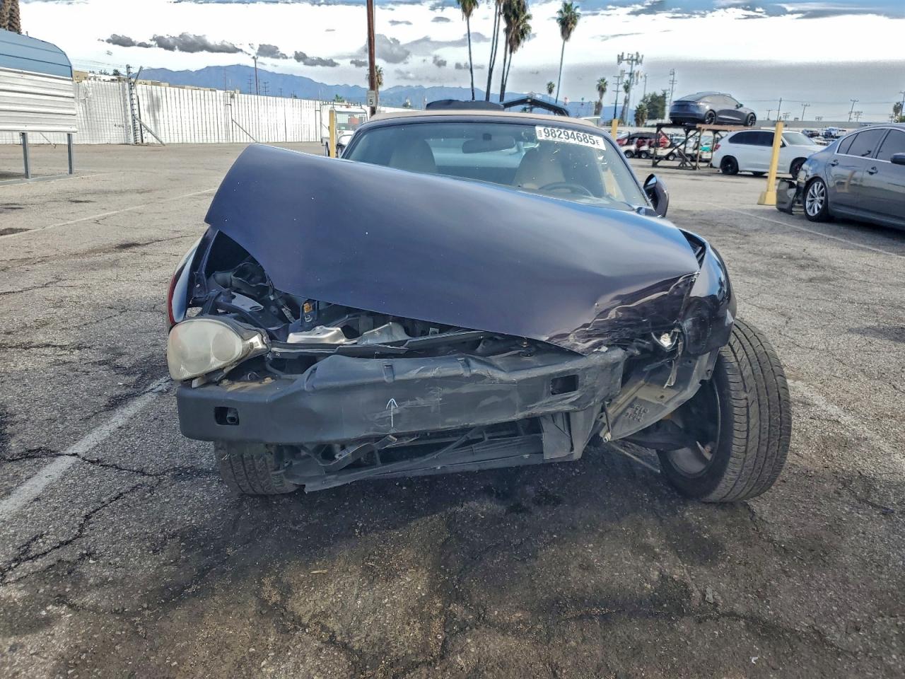 2005 Mazda Mx-5 Miata Base Burgundy vin: JM1NB353950412011