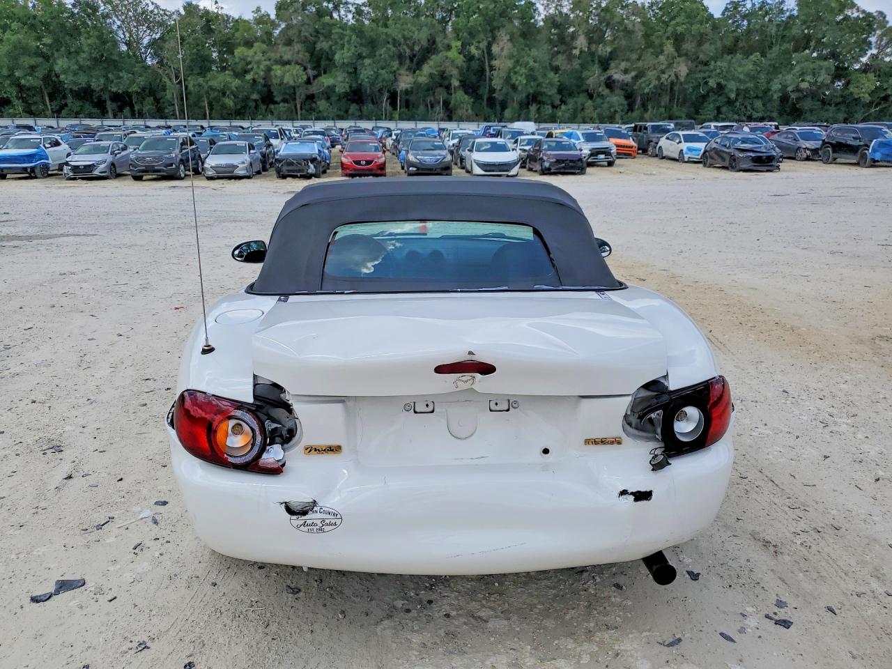 1999 Mazda Mx-5 Miata White vin: JM1NB3539X0108356