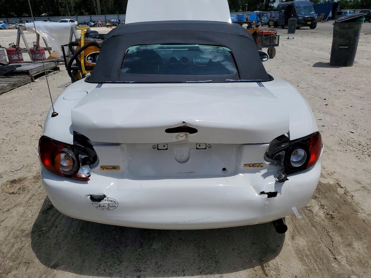 1999 Mazda Mx-5 Miata White vin: JM1NB3539X0108356