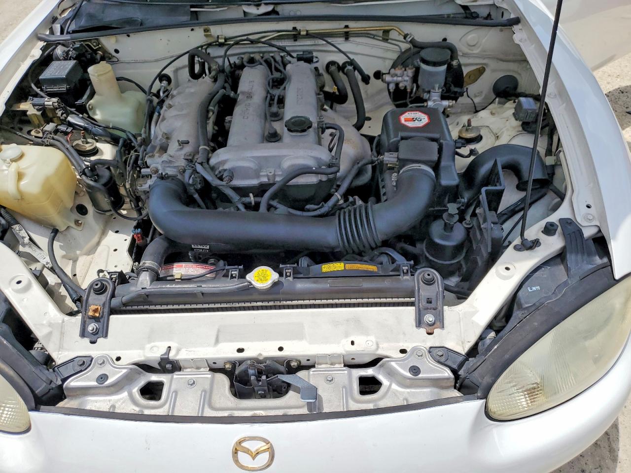 1999 Mazda Mx-5 Miata White vin: JM1NB3539X0108356