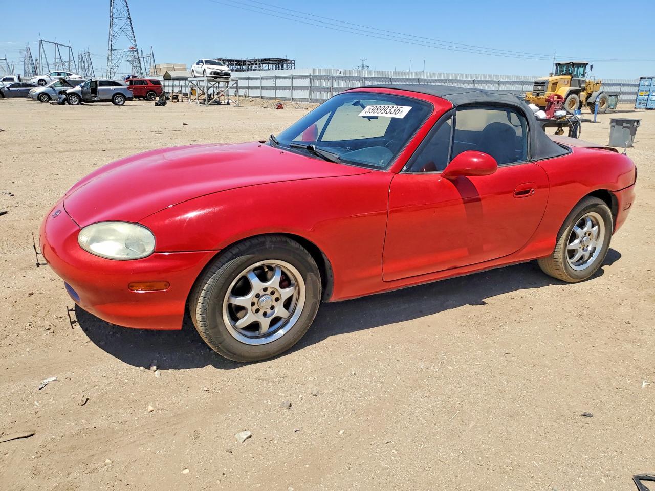 1999 Mazda Mx-5 Miata Red vin: JM1NB3539X0134696