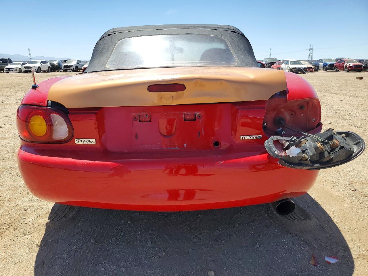 1999 Mazda Mx-5 Miata Red vin: JM1NB3539X0134696