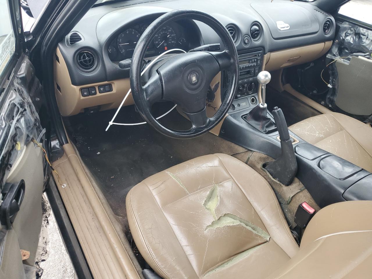 1999 Mazda Mx-5 Miata Black vin: JM1NB3539X0138733