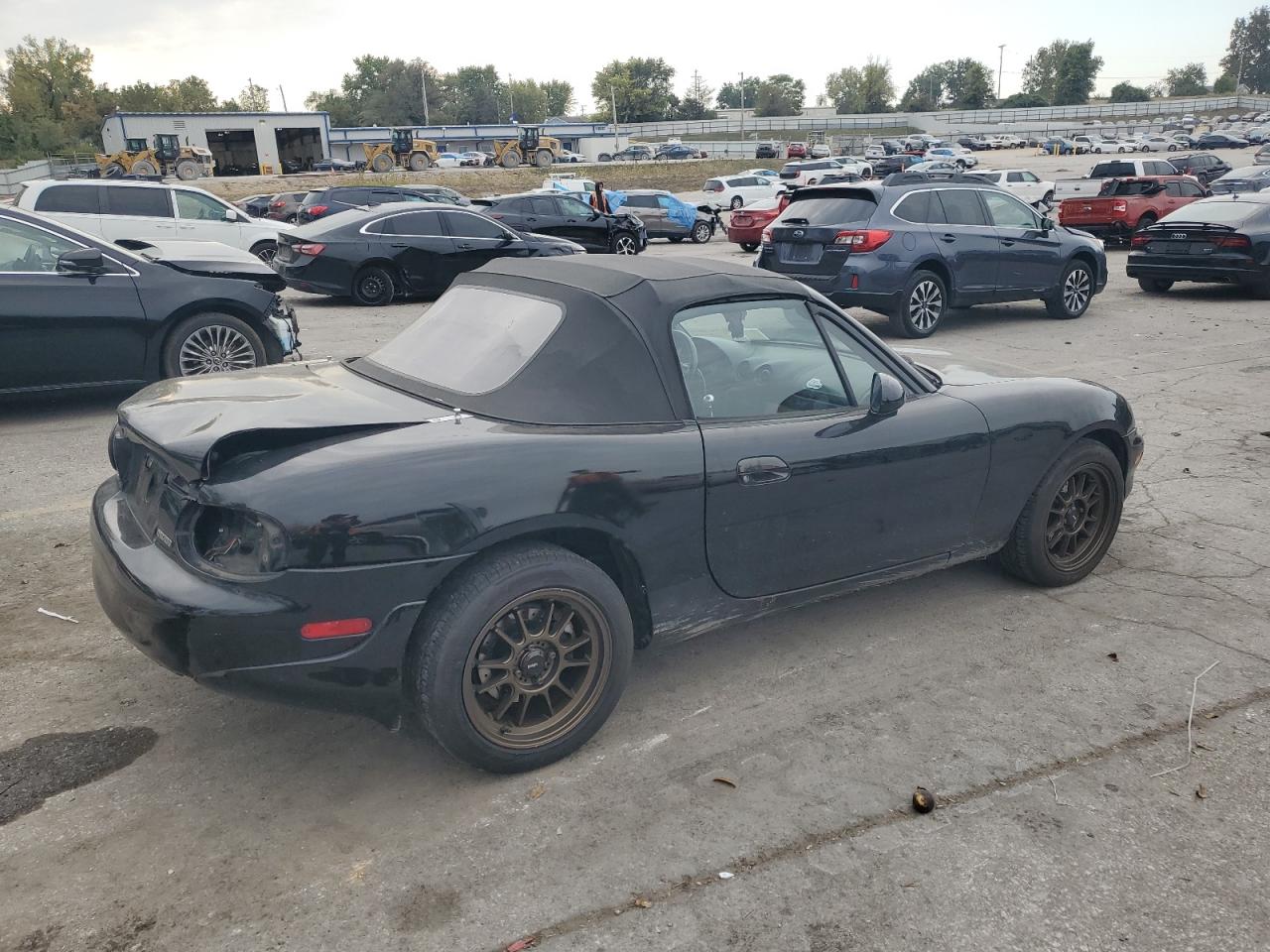 1999 Mazda Mx-5 Miata Black vin: JM1NB3539X0138733