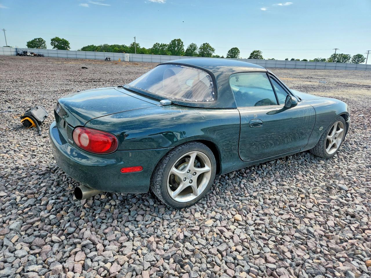 2001 Mazda Mx-5 Miata Base Gray vin: JM1NB353X10213575