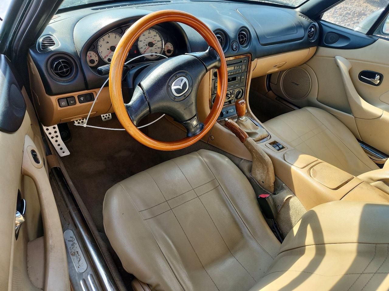 2001 Mazda Mx-5 Miata Base Gray vin: JM1NB353X10213575