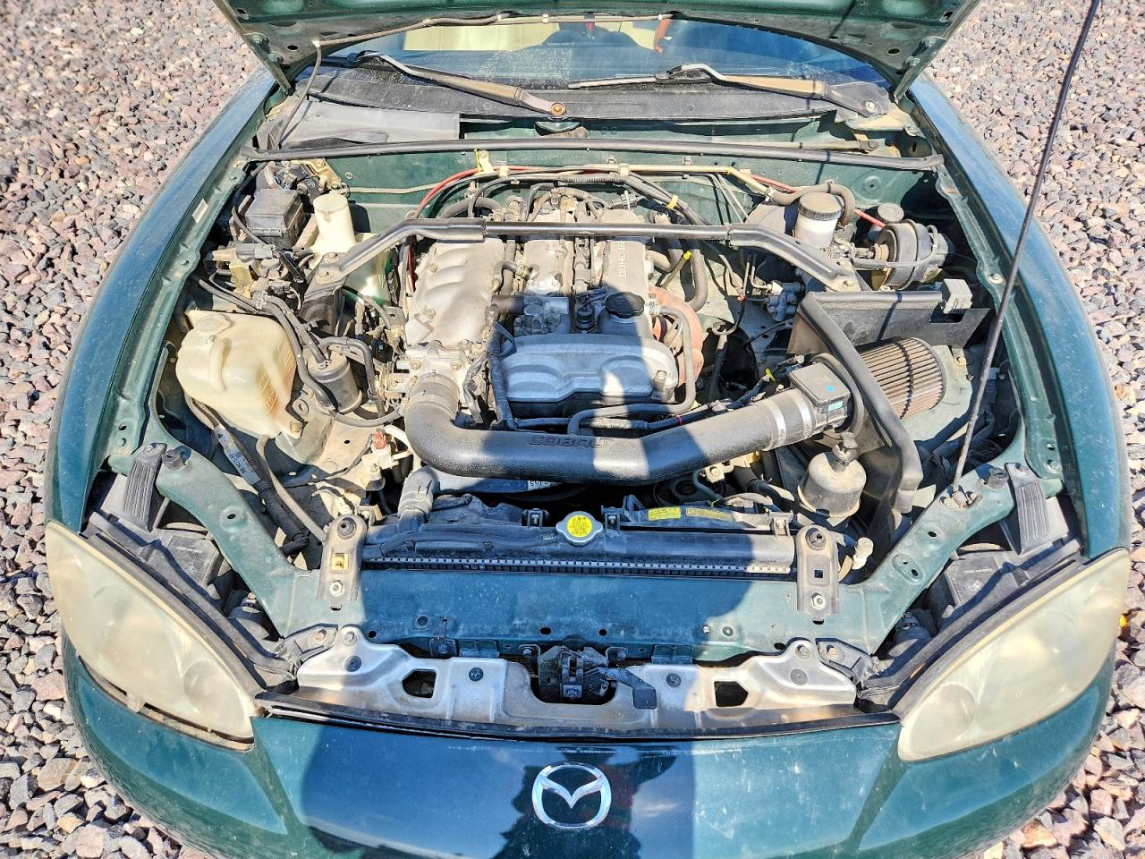 2001 Mazda Mx-5 Miata Base Gray vin: JM1NB353X10213575