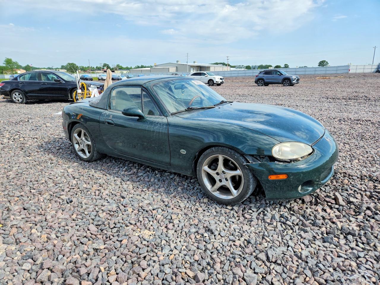 2001 Mazda Mx-5 Miata Base Gray vin: JM1NB353X10213575