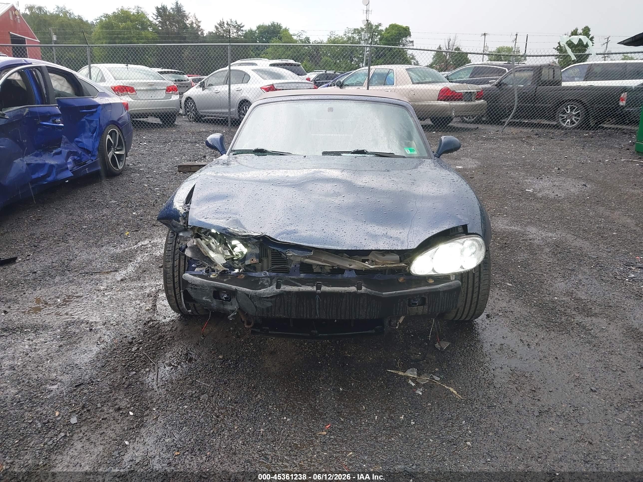 2003 Mazda Mx-5 Miata Cloth/ls/se/shinsen Blue vin: JM1NB353X30303019