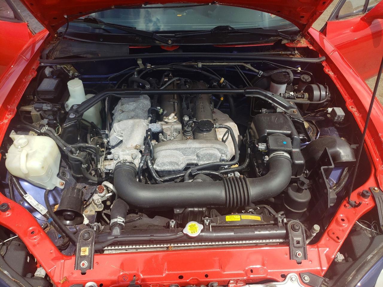 2003 Mazda Mx-5 Miata Base Red vin: JM1NB353X30305272