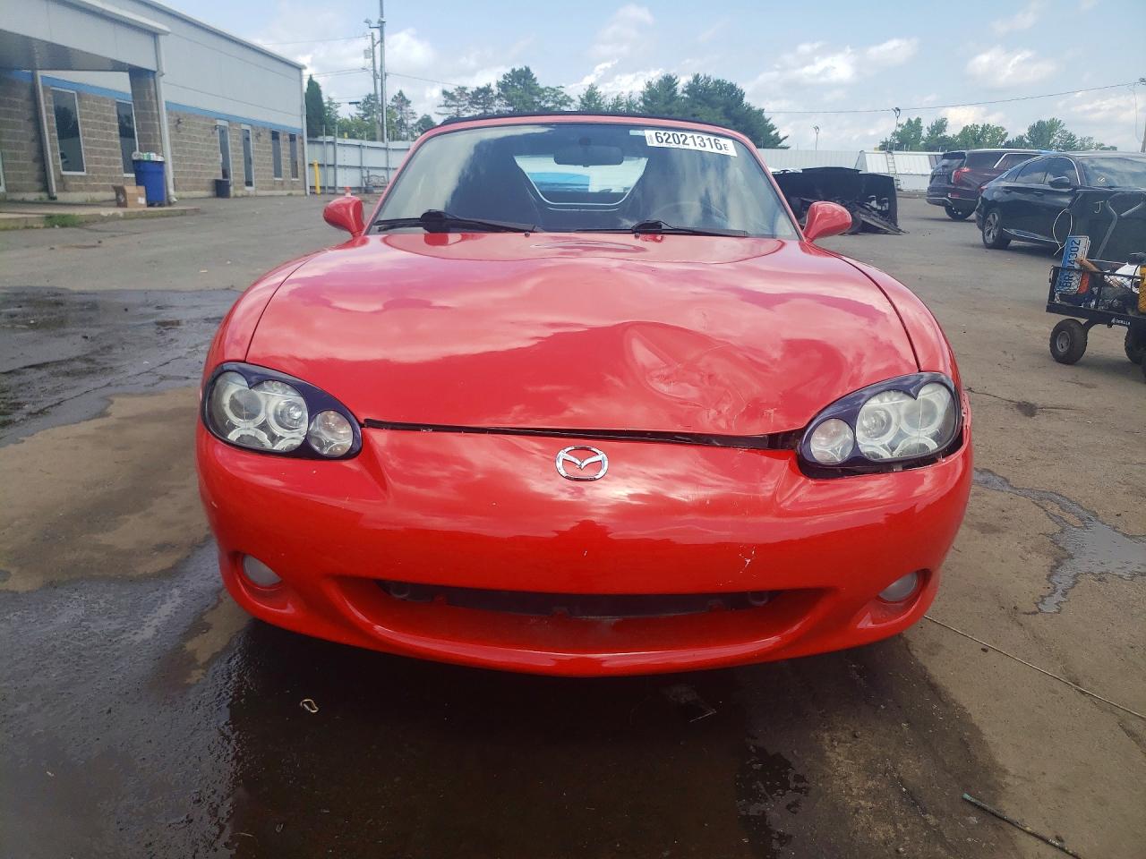 2003 Mazda Mx-5 Miata Base Red vin: JM1NB353X30305272
