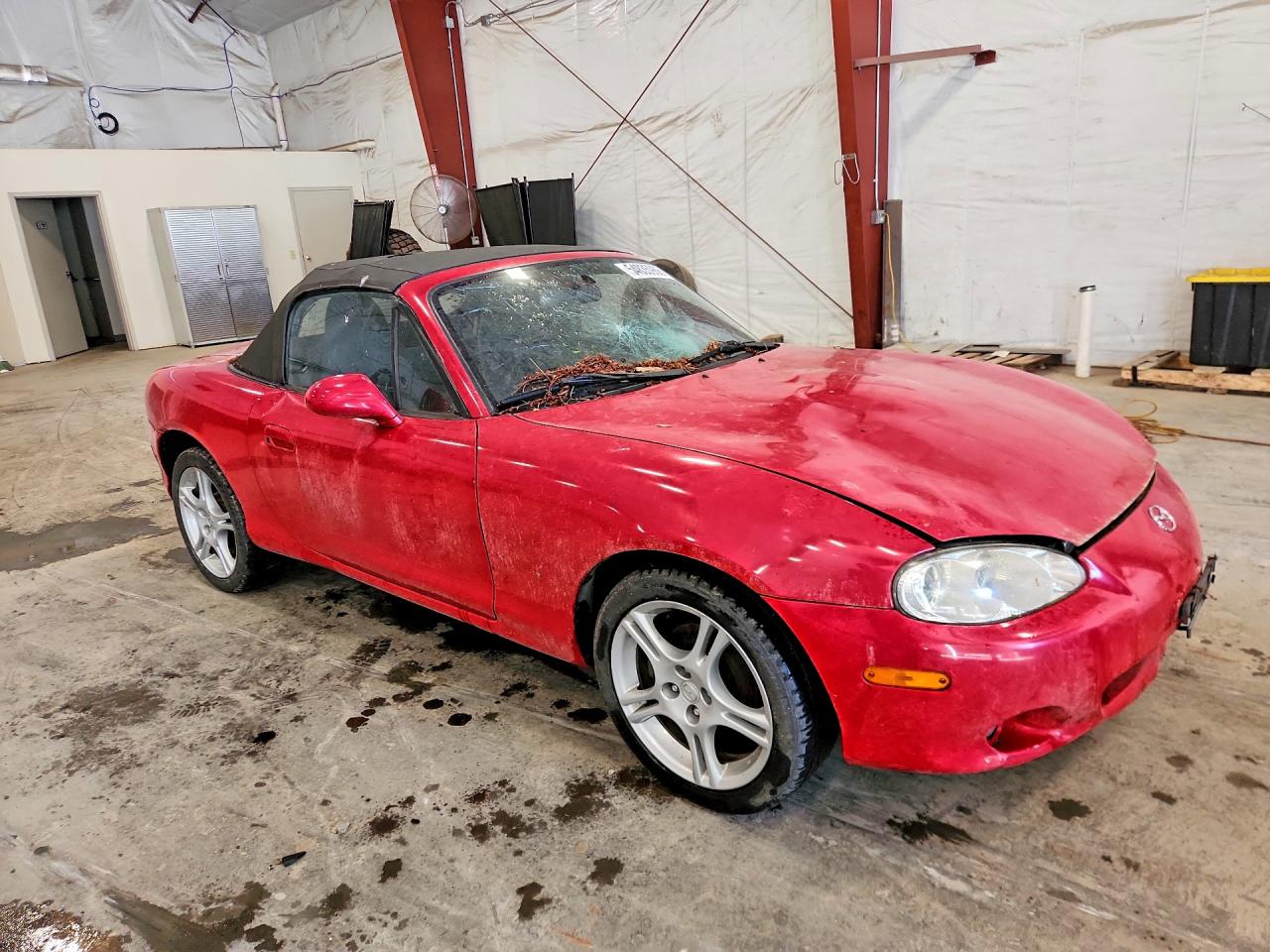 2004 Mazda Mx-5 Miata Base Red vin: JM1NB353X40407513