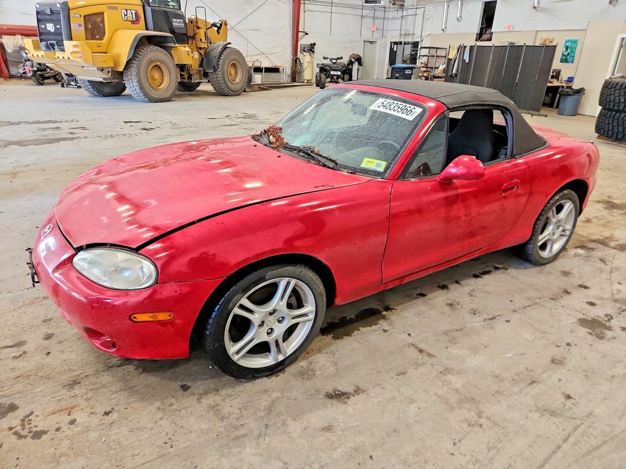 2004 Mazda Mx-5 Miata Base Red vin: JM1NB353X40407513