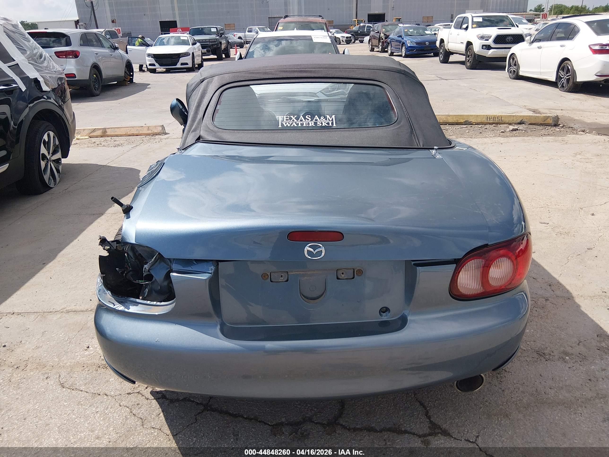 2005 Mazda Mx-5 Miata Cloth Light Blue vin: JM1NB353X50410932