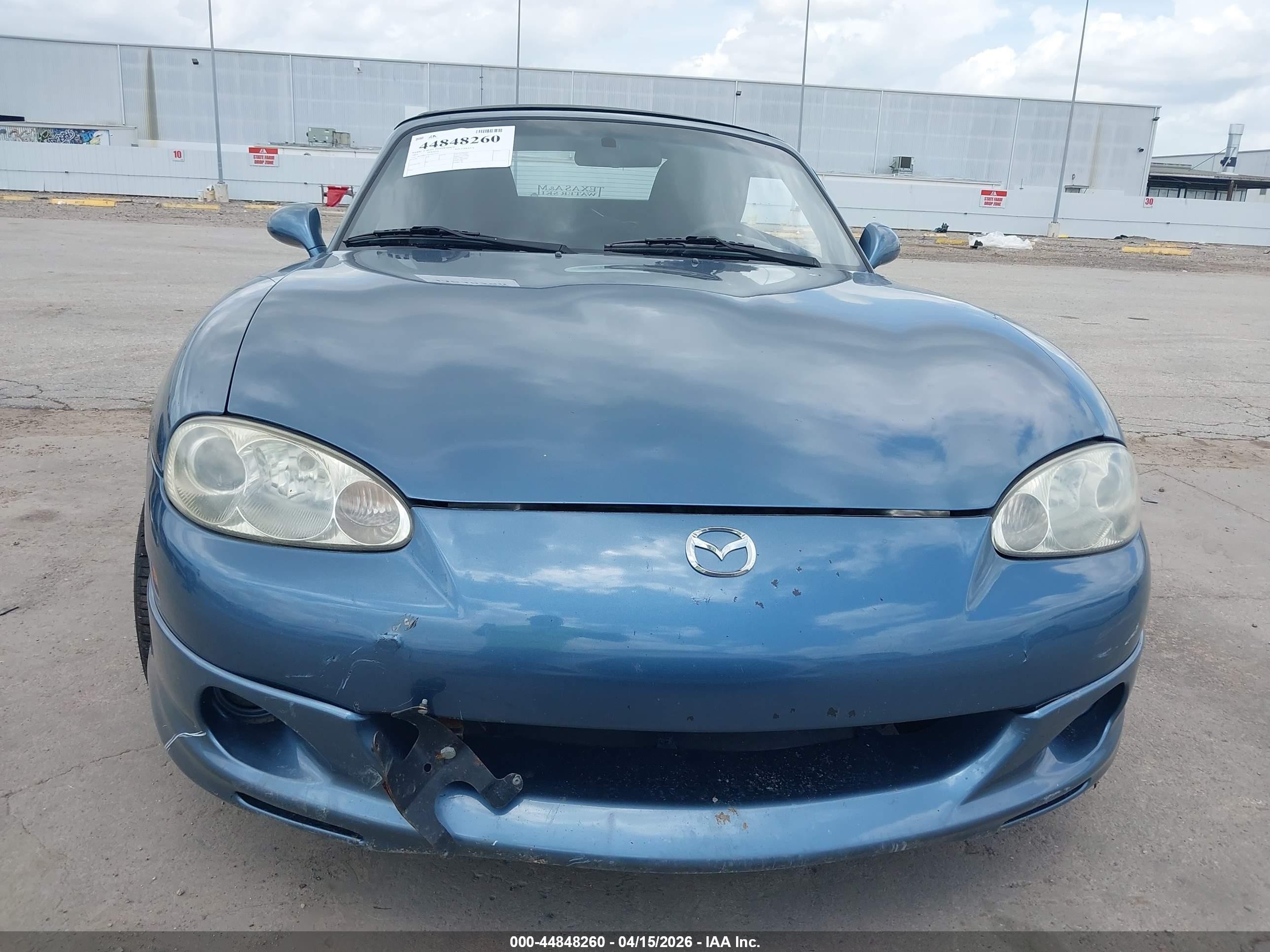 2005 Mazda Mx-5 Miata Cloth Light Blue vin: JM1NB353X50410932