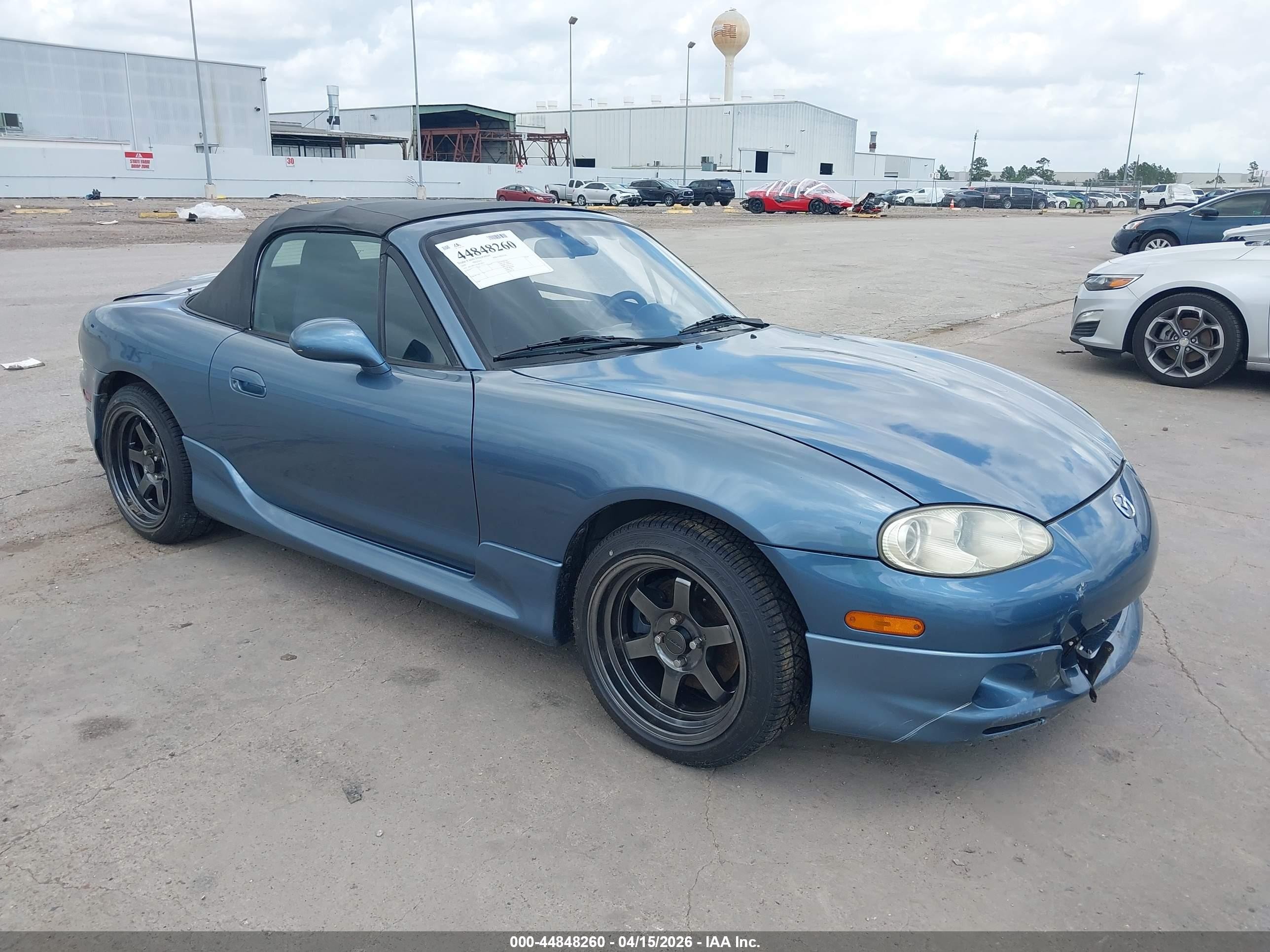 2005 Mazda Mx-5 Miata Cloth Light Blue vin: JM1NB353X50410932