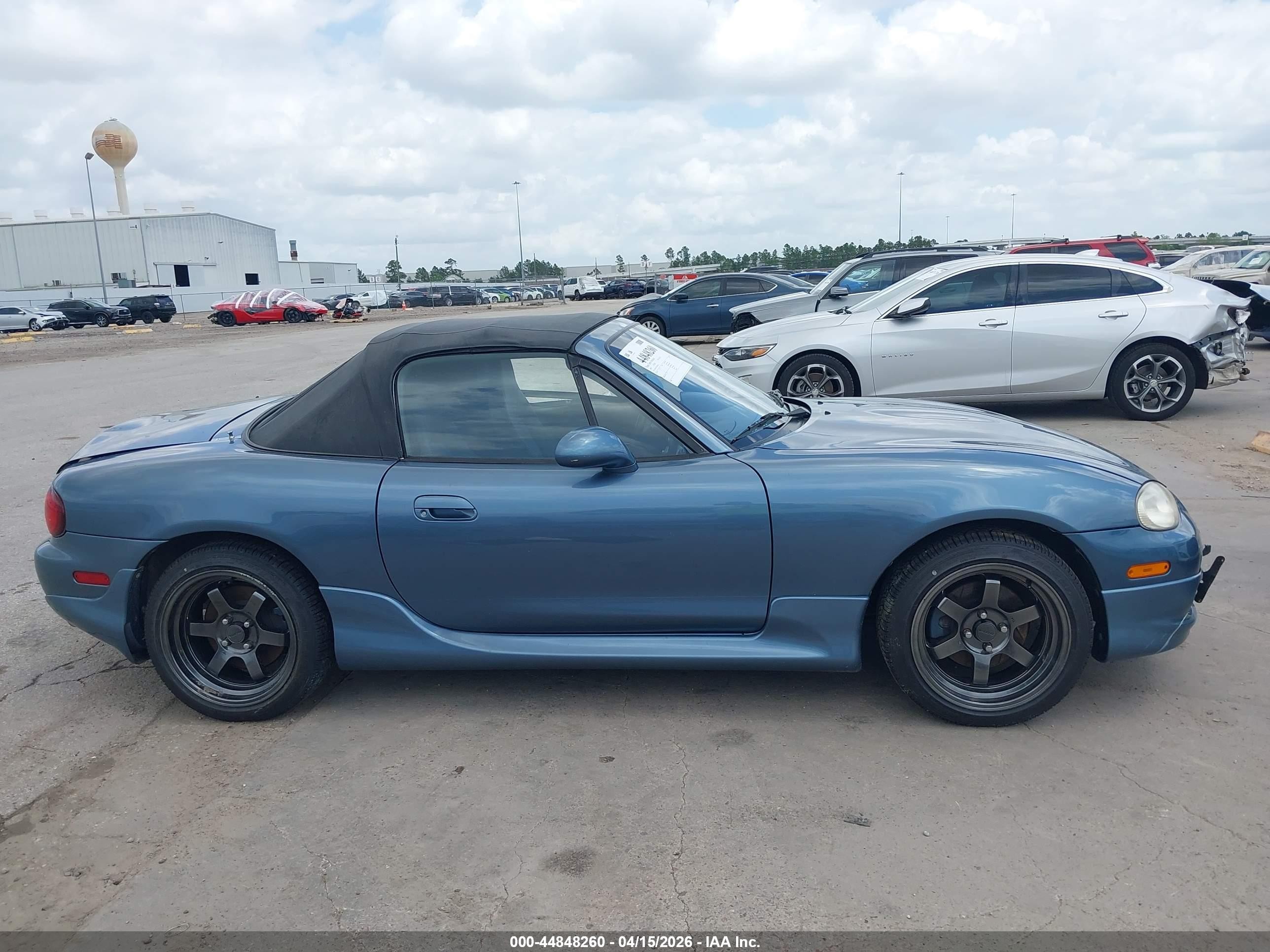 2005 Mazda Mx-5 Miata Cloth Light Blue vin: JM1NB353X50410932