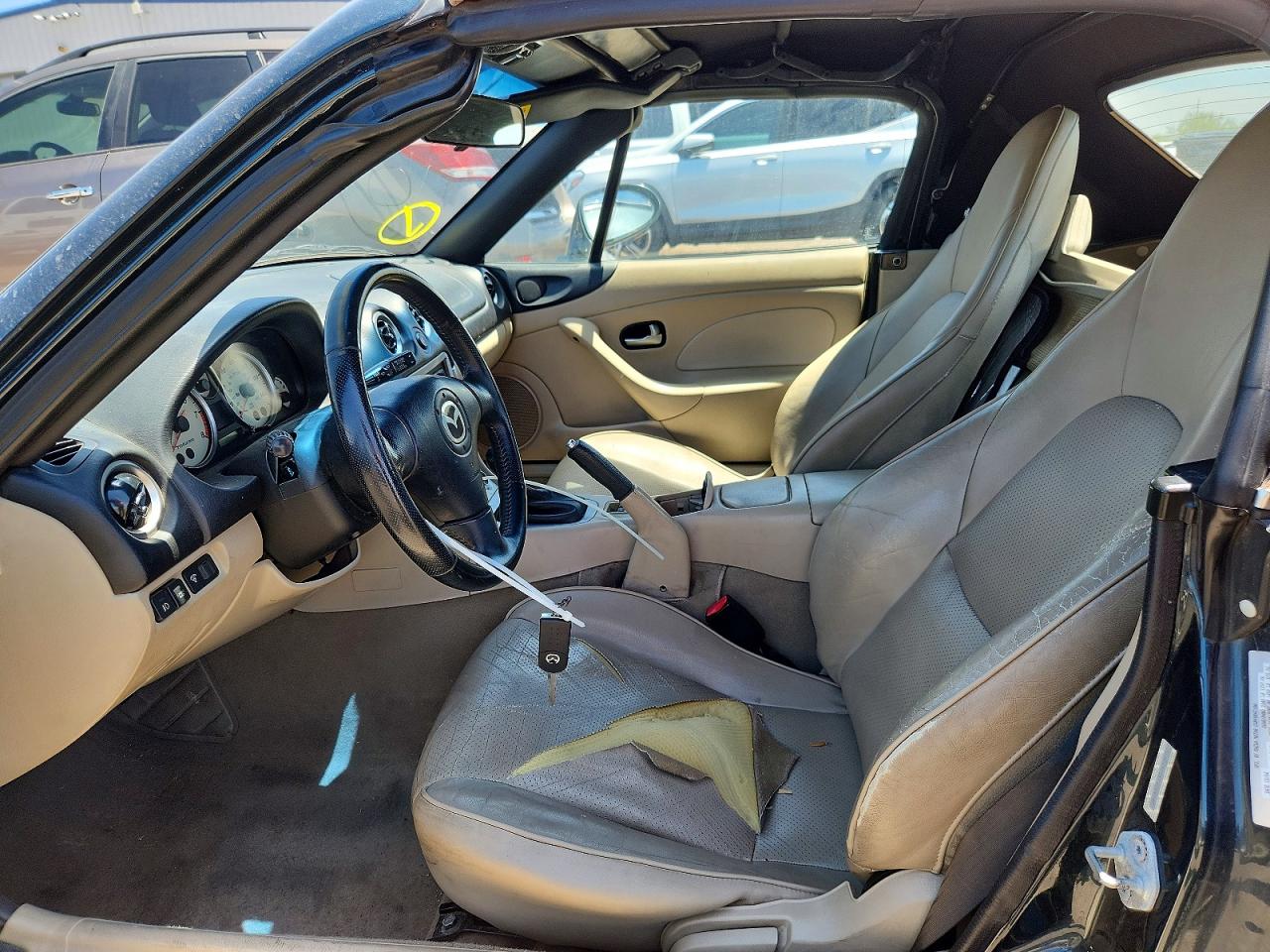 2005 Mazda Mx-5 Miata Base Зеленый vin: JM1NB353X50412972