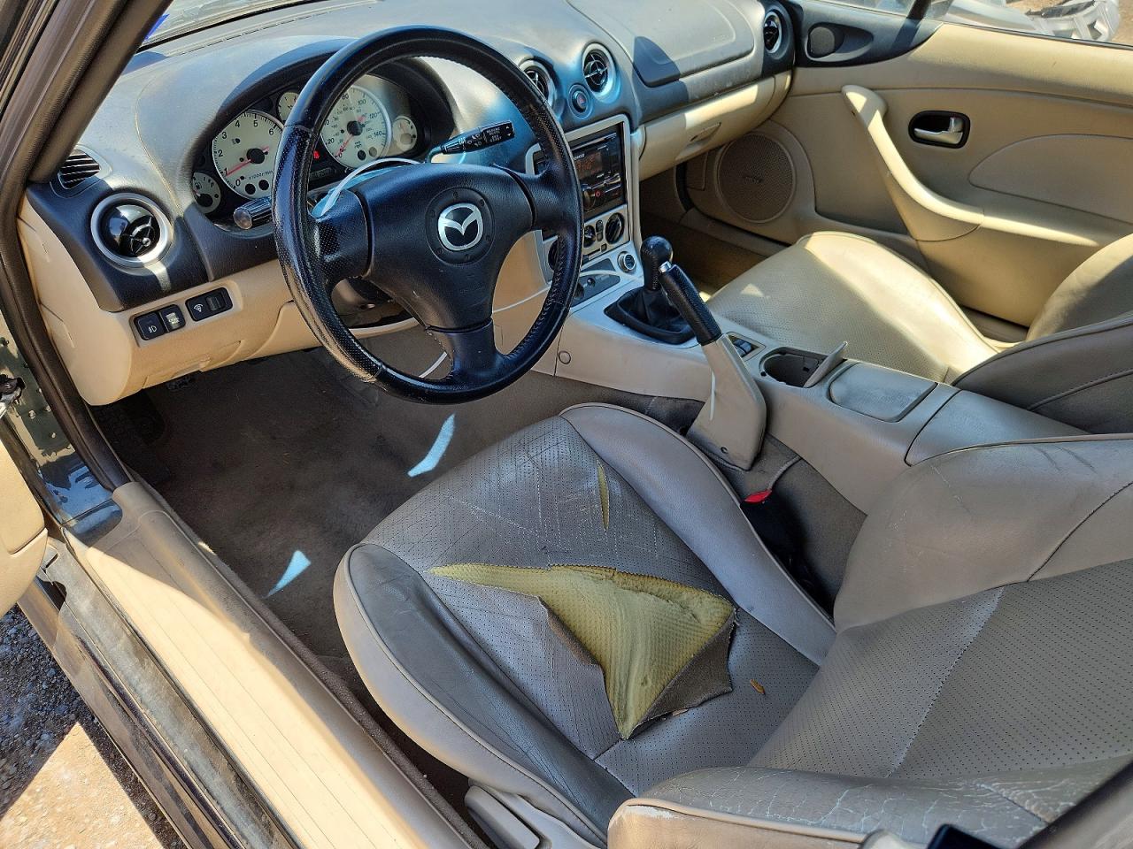 2005 Mazda Mx-5 Miata Base Зеленый vin: JM1NB353X50412972