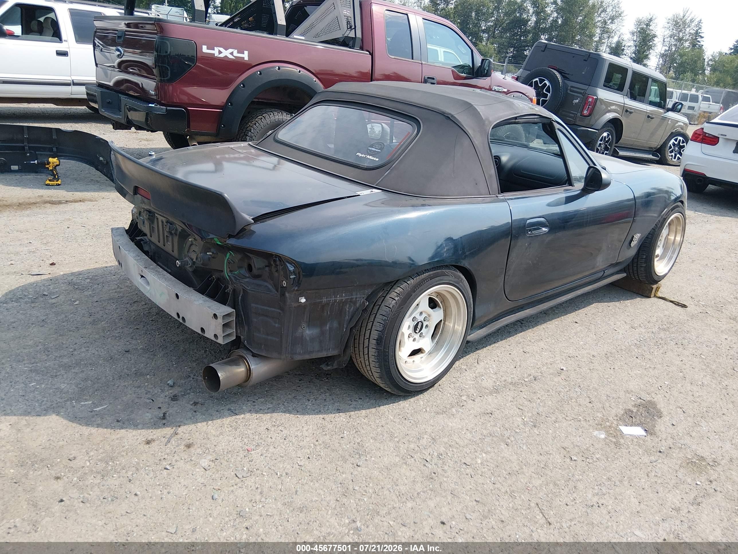2005 Mazda Mx-5 Miata Cloth Синий vin: JM1NB353X50414284