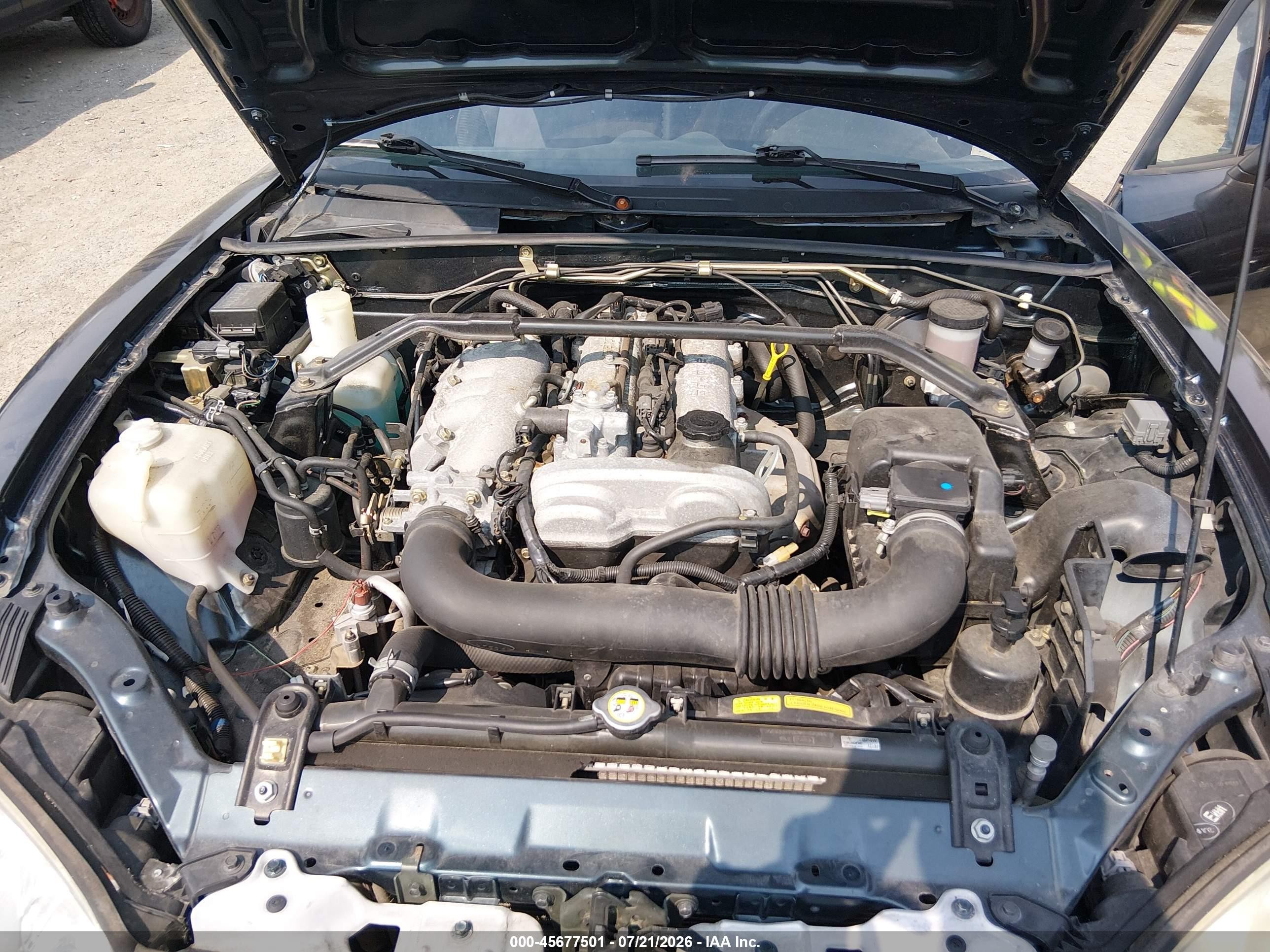 2005 Mazda Mx-5 Miata Cloth Синий vin: JM1NB353X50414284