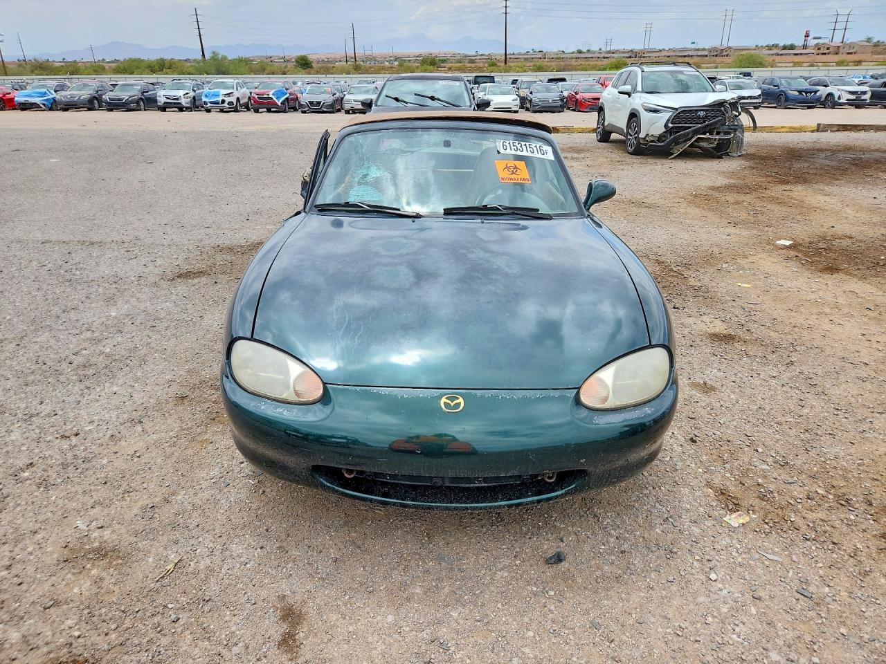 1999 Mazda Mx-5 Miata Green vin: JM1NB353XX0101030