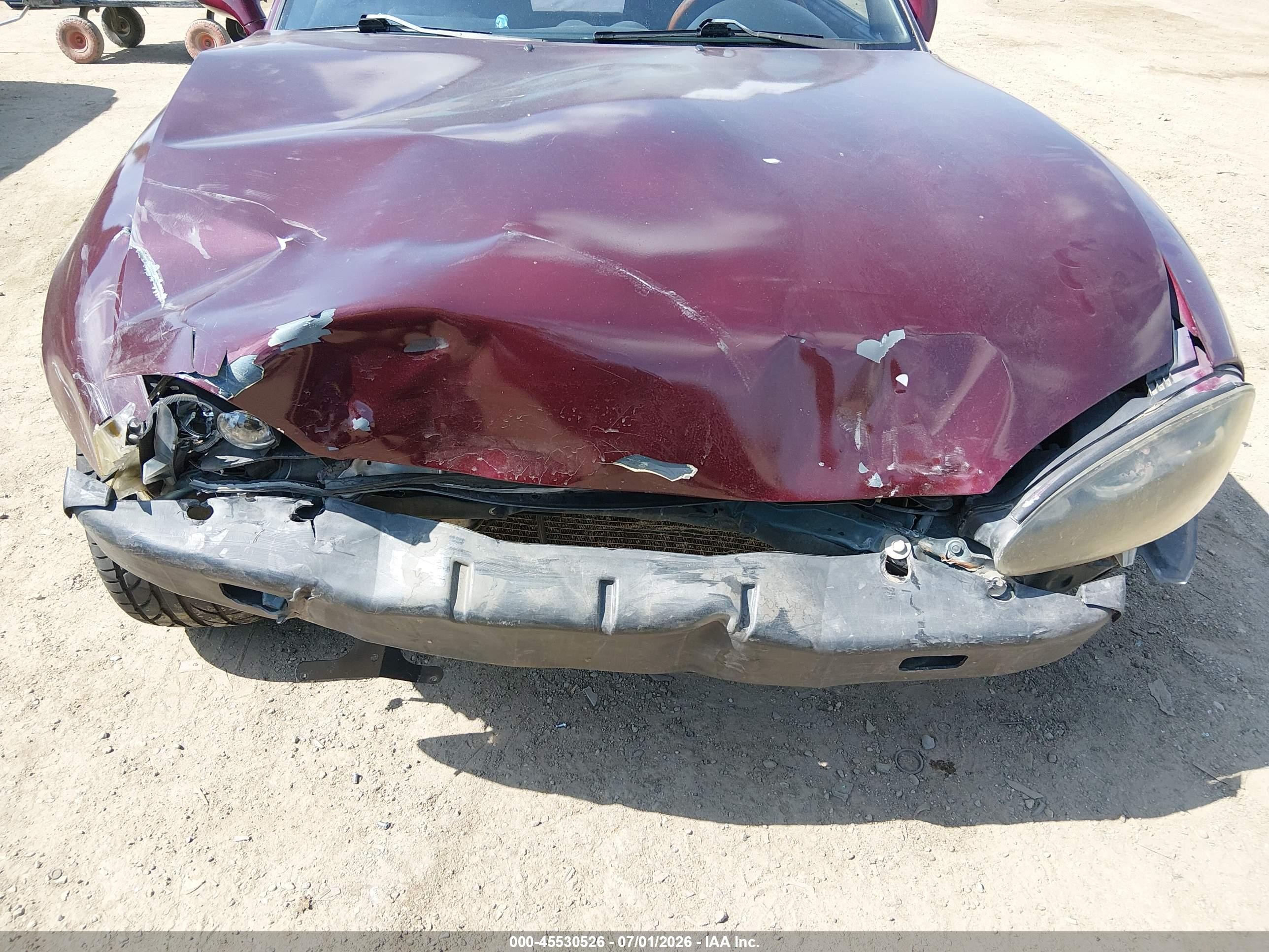 1999 Mazda Mx-5 Miata 10th Anniversary Edition/leather/popular Equip/sport/touring Burgundy vin: JM1NB353XX0103652