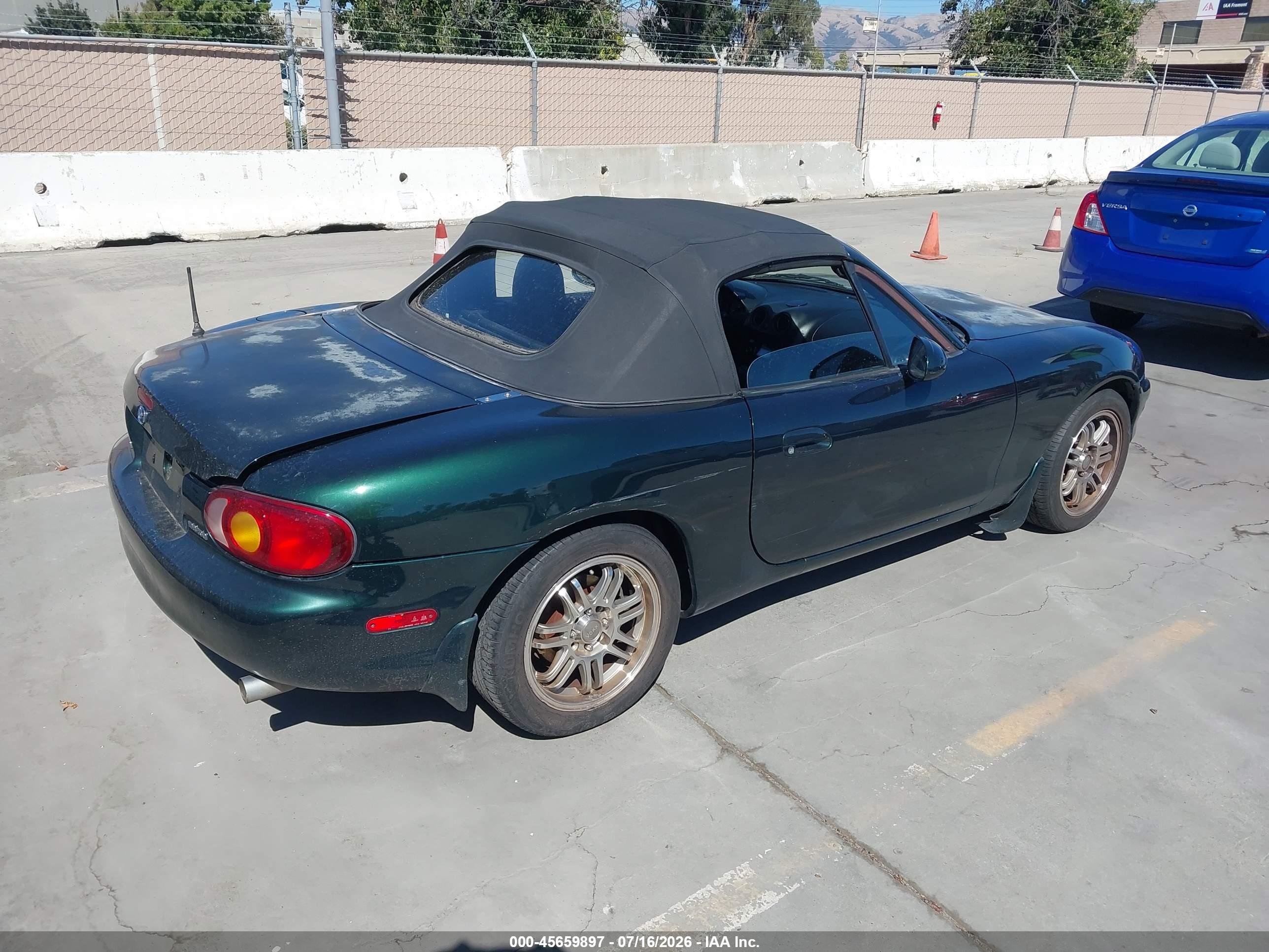 1999 Mazda Mx-5 Miata 10th Anniversary Edition/leather/popular Equip/sport/touring Green vin: JM1NB353XX0123304