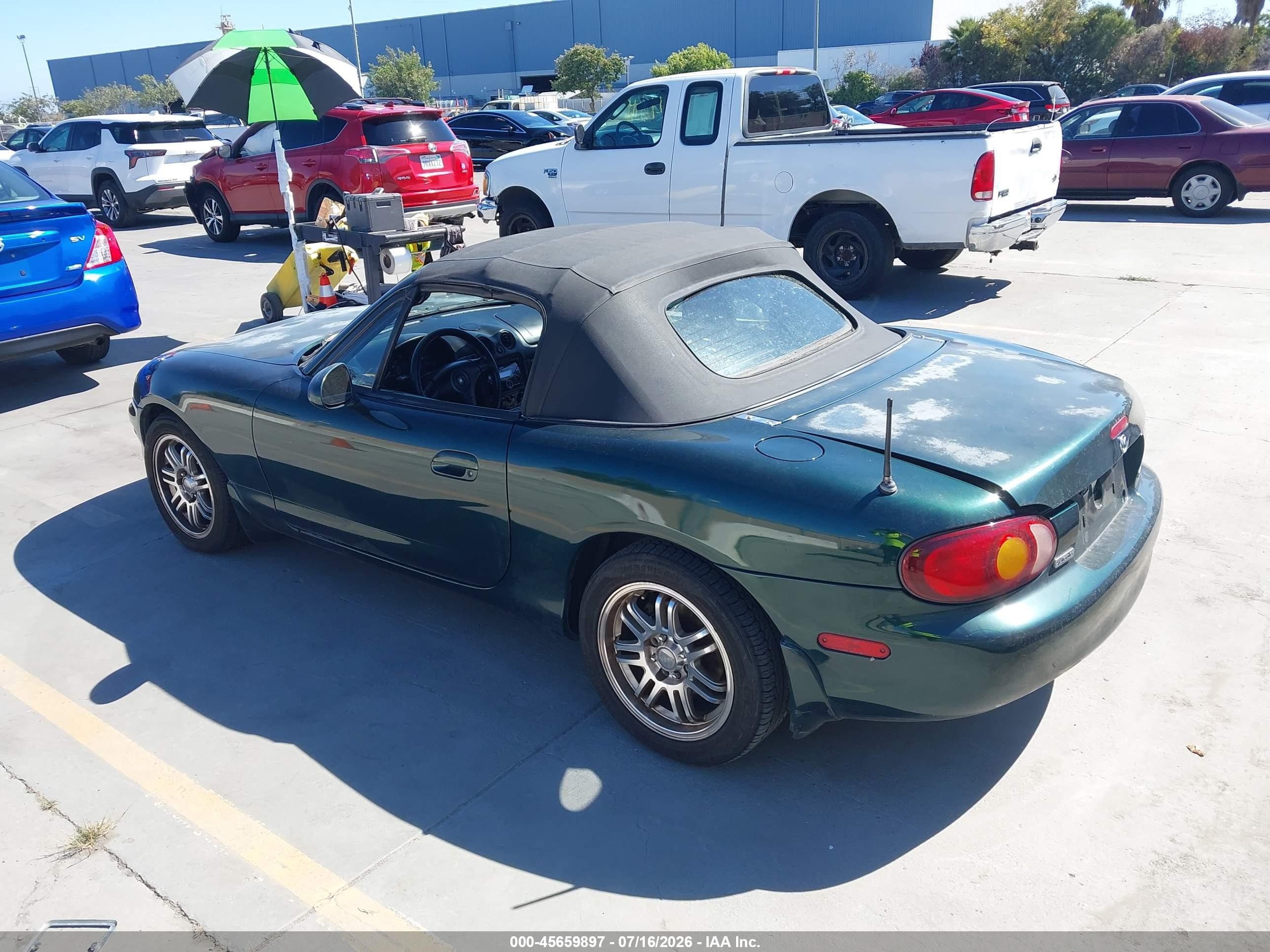 1999 Mazda Mx-5 Miata 10th Anniversary Edition/leather/popular Equip/sport/touring Green vin: JM1NB353XX0123304