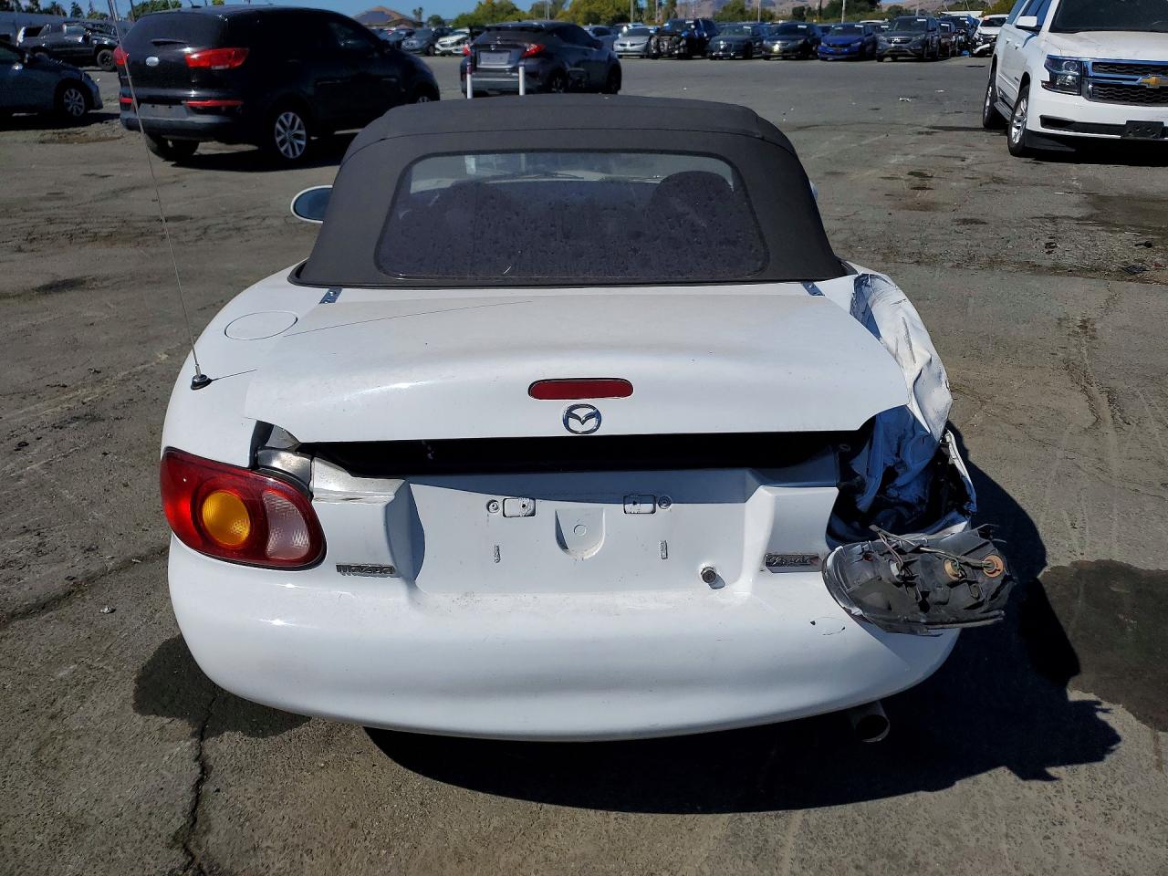 1999 Mazda Mx-5 Miata White vin: JM1NB353XX0124629