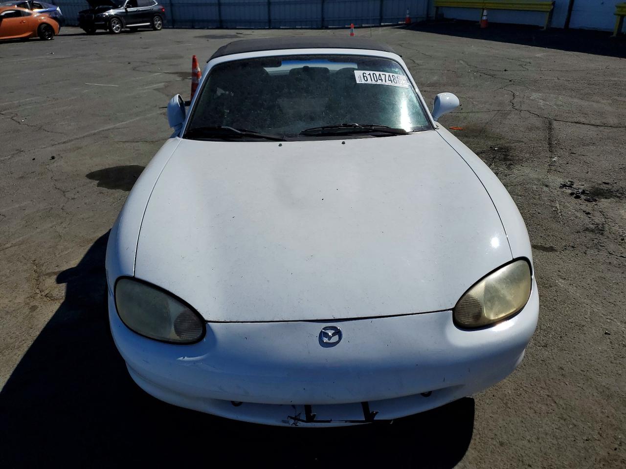 1999 Mazda Mx-5 Miata White vin: JM1NB353XX0124629