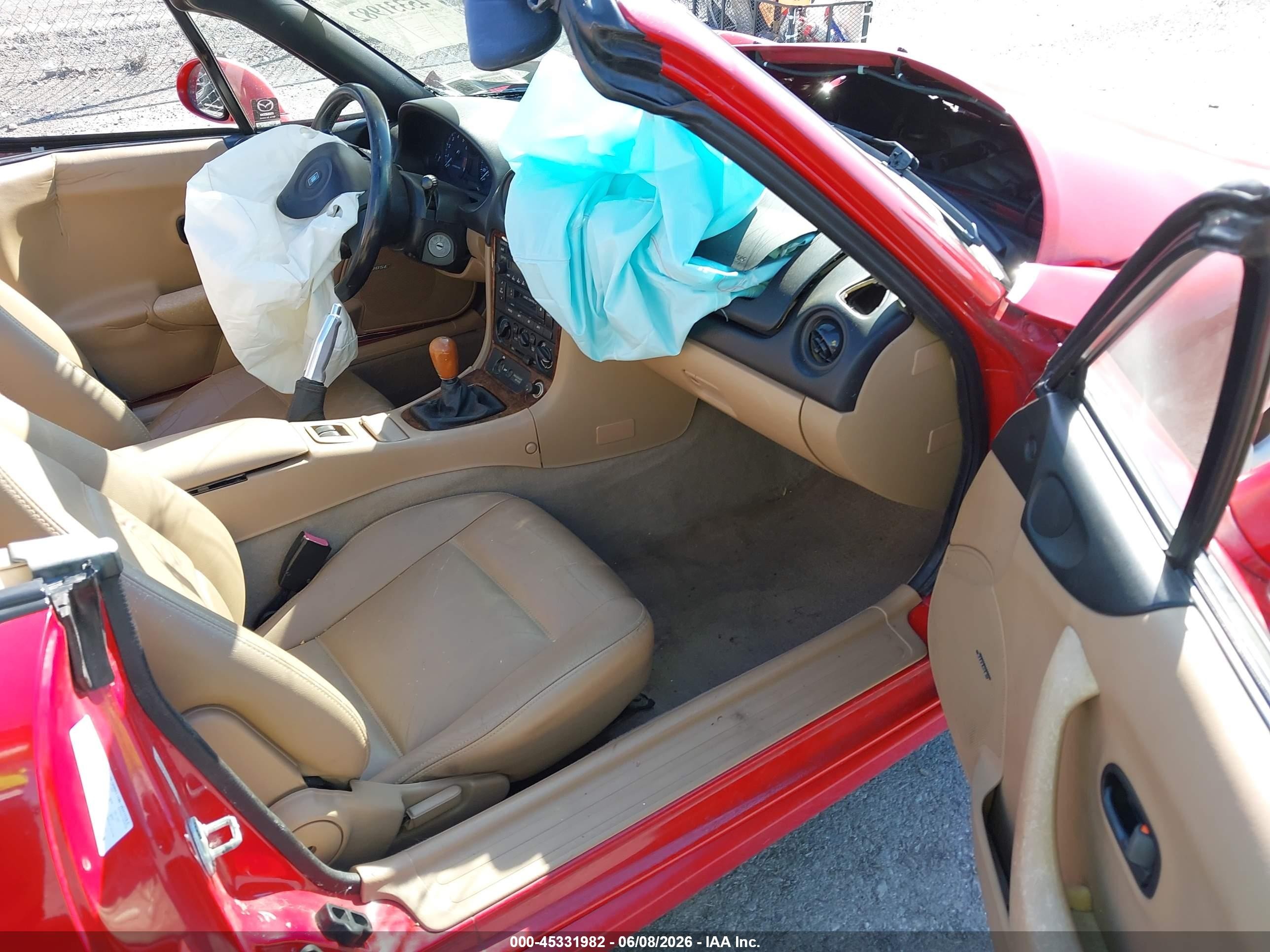 2000 Mazda Mx-5 Miata Ls/special Edition Red vin: JM1NB353XY0146535