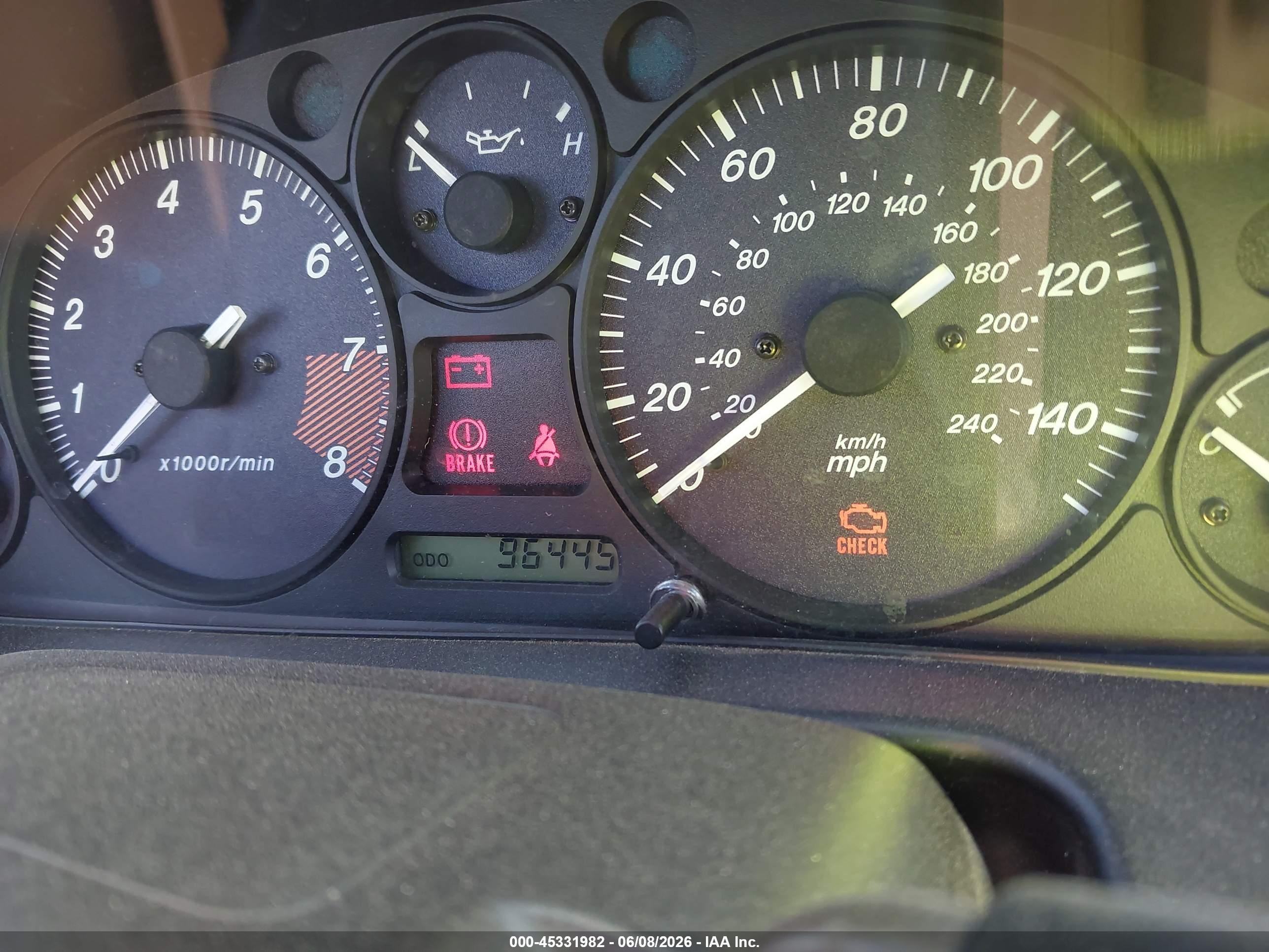 2000 Mazda Mx-5 Miata Ls/special Edition Red vin: JM1NB353XY0146535