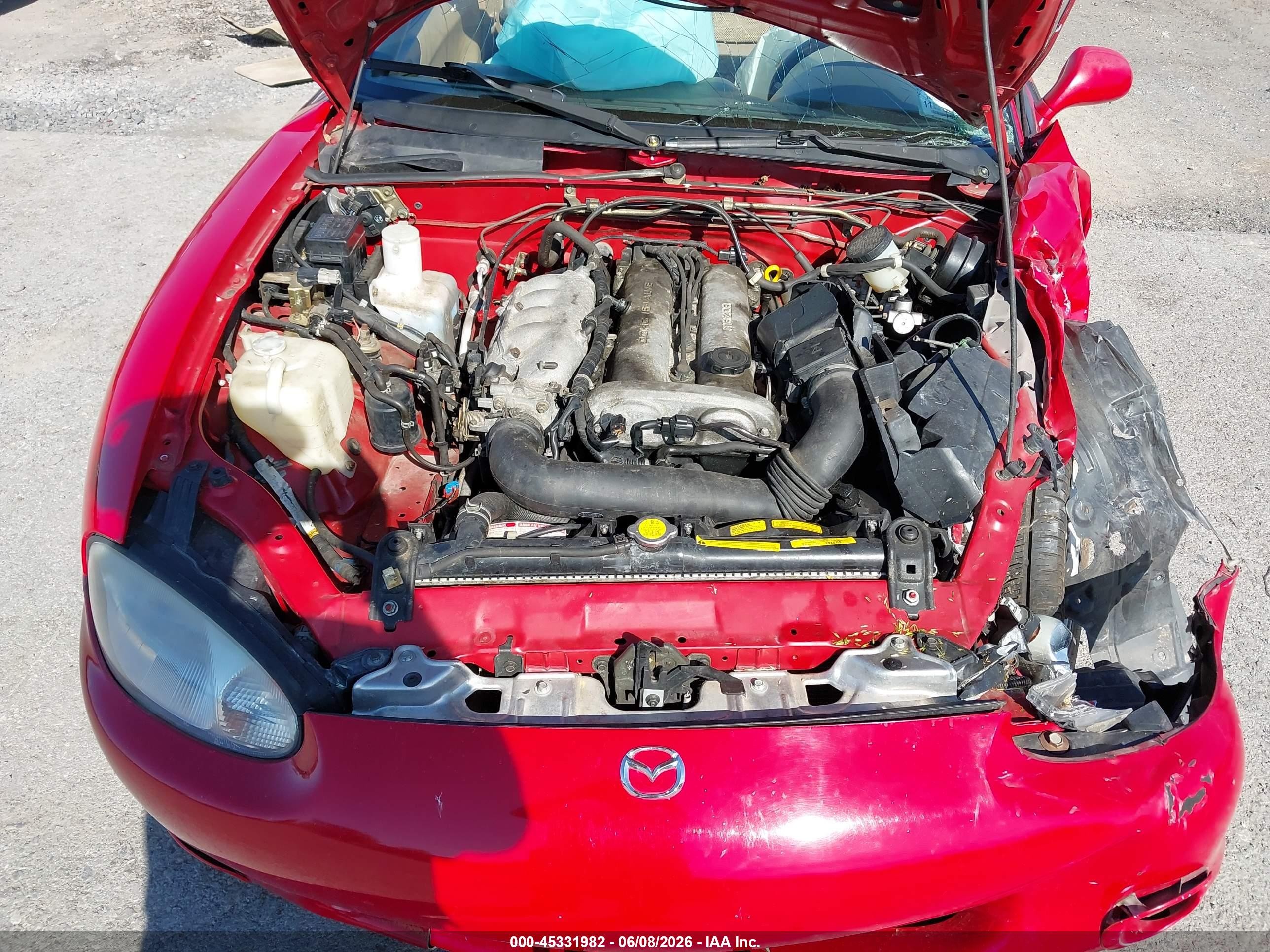 2000 Mazda Mx-5 Miata Ls/special Edition Red vin: JM1NB353XY0146535