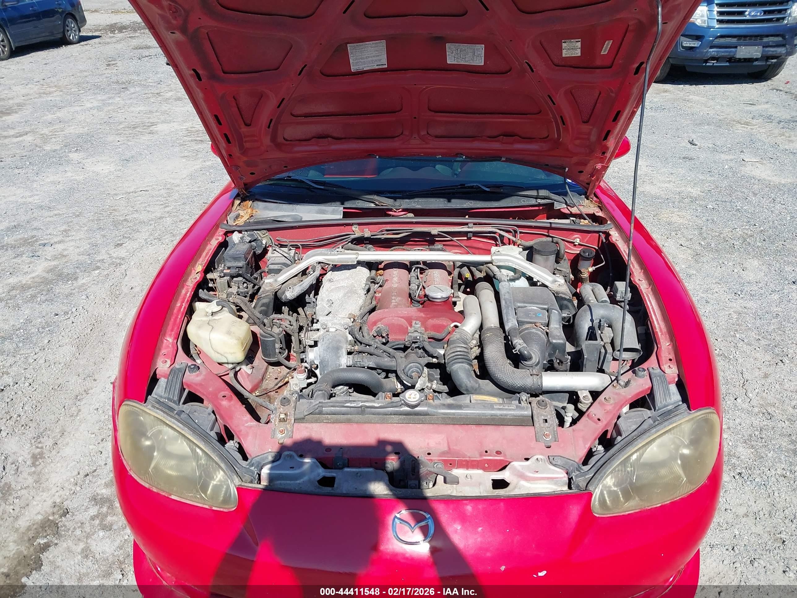 2004 Mazda Mazdaspeed Mx-5 Miata Cloth Red vin: JM1NB354040409831