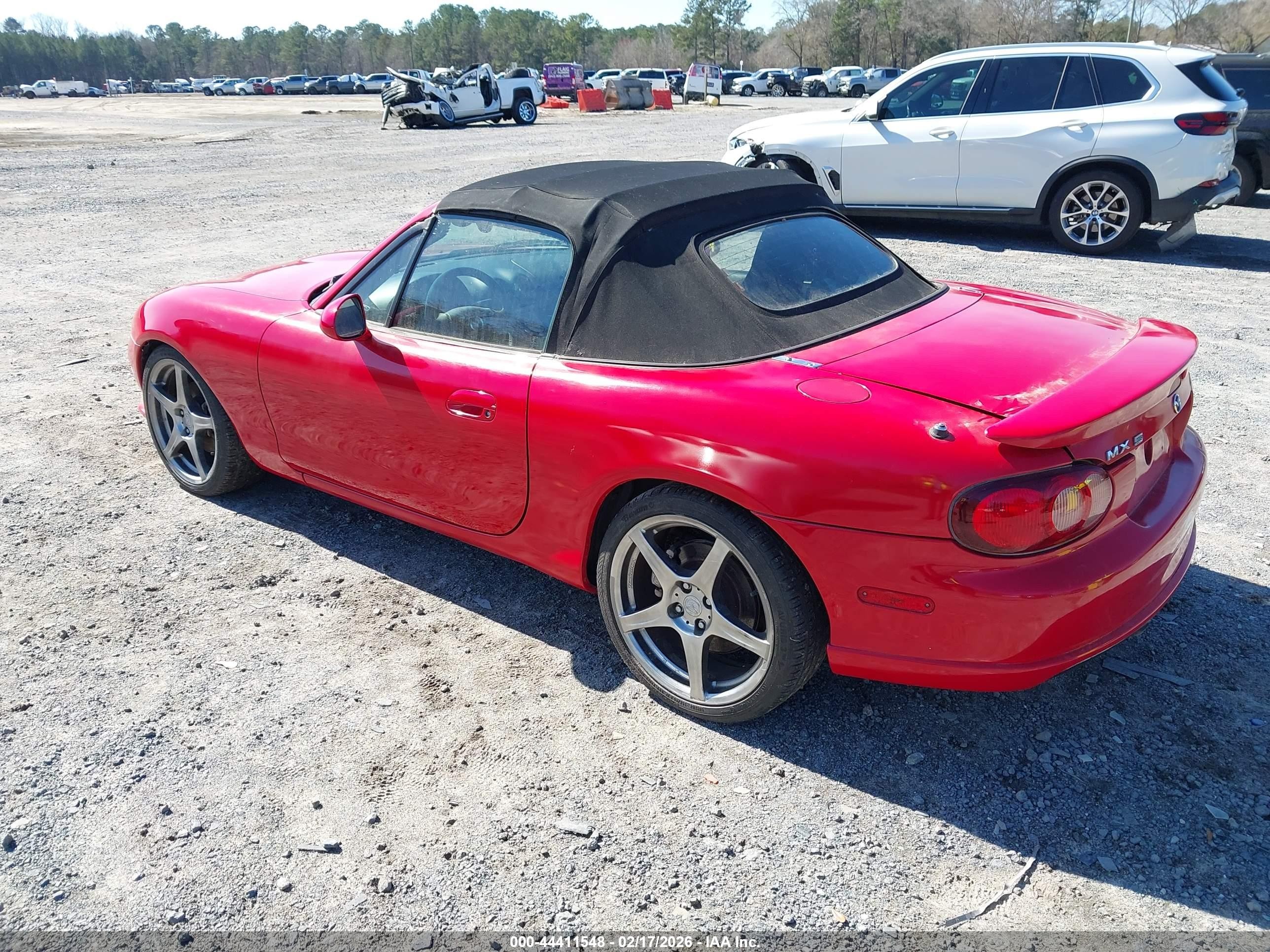 2004 Mazda Mazdaspeed Mx-5 Miata Cloth Red vin: JM1NB354040409831