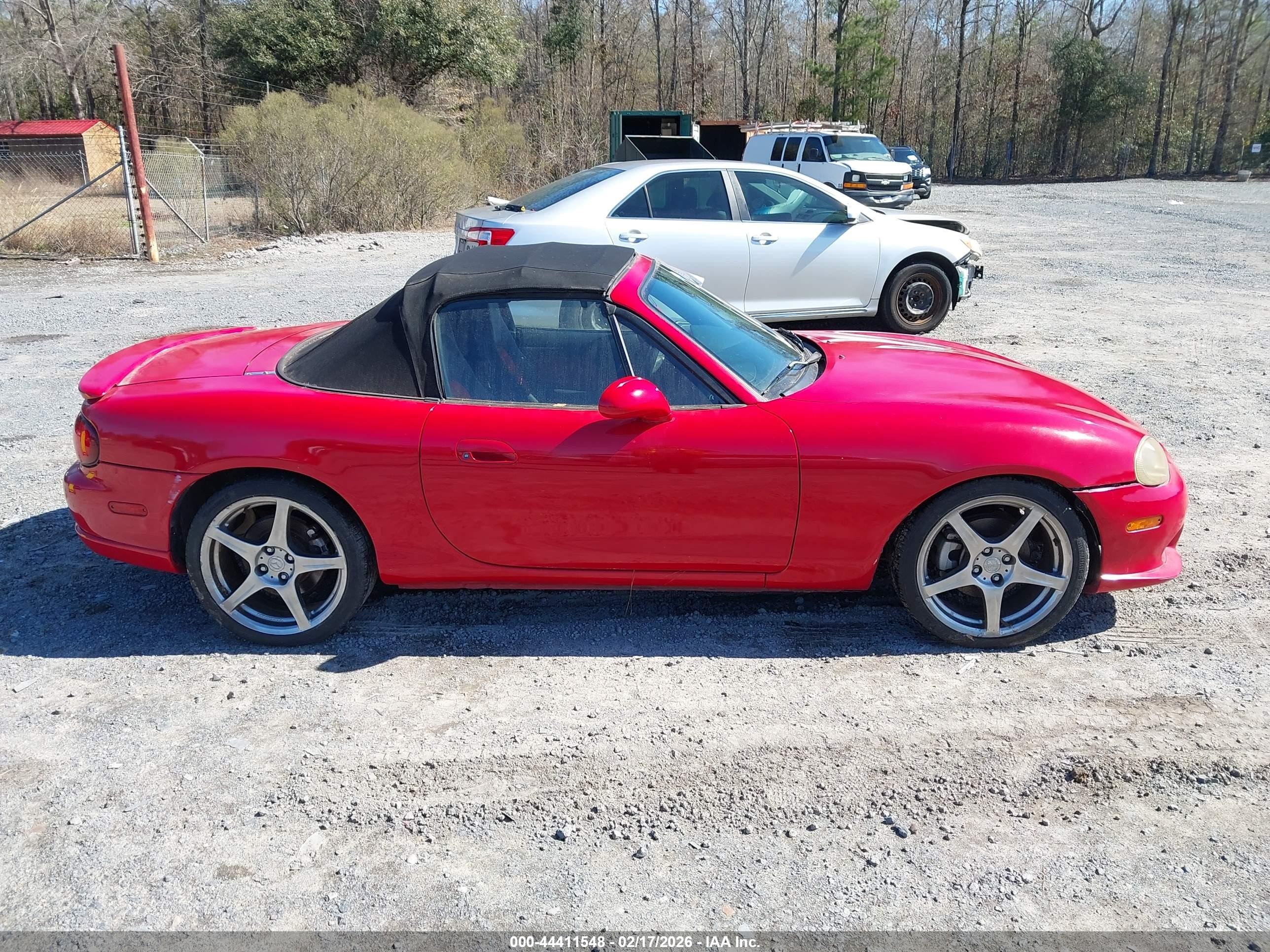 2004 Mazda Mazdaspeed Mx-5 Miata Cloth Red vin: JM1NB354040409831