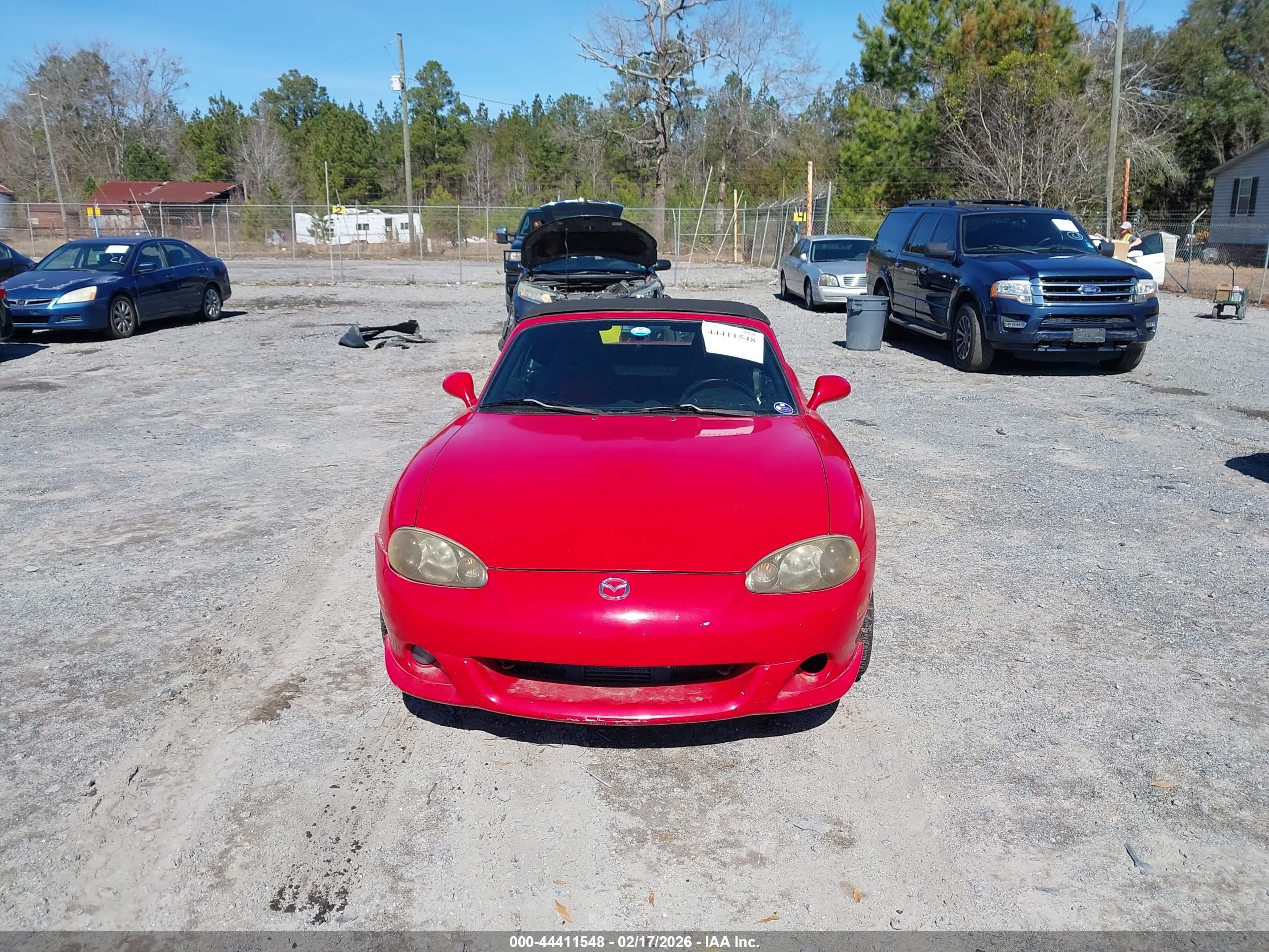 2004 Mazda Mazdaspeed Mx-5 Miata Cloth Red vin: JM1NB354040409831
