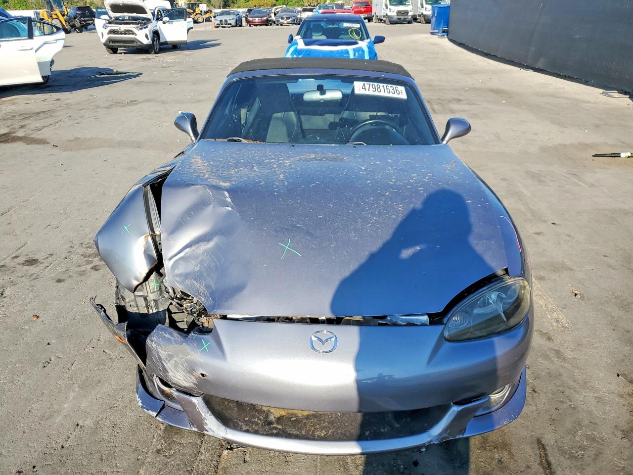 2005 Mazda Mx-5 Miata Speed Gray vin: JM1NB354050411483