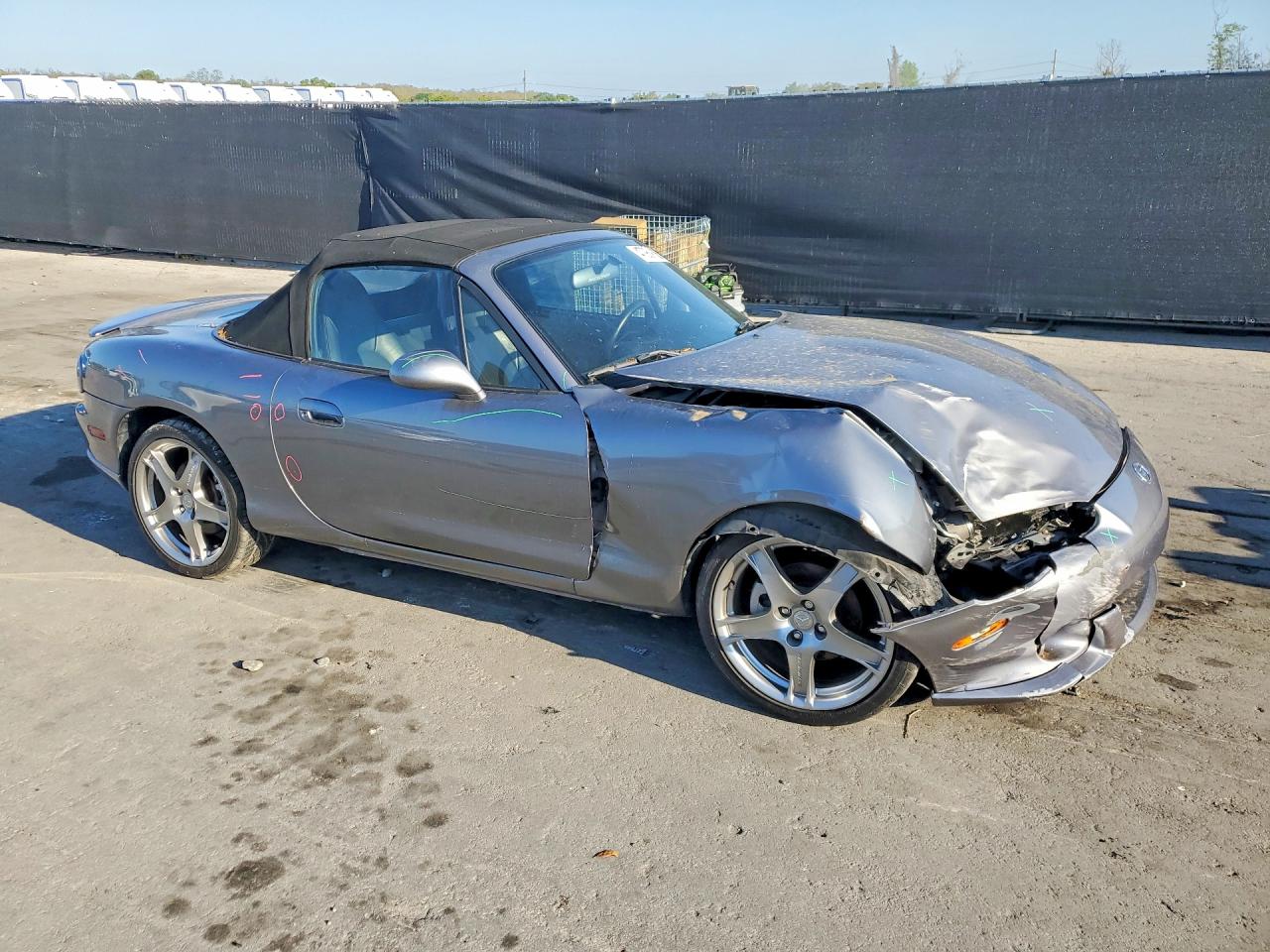 2005 Mazda Mx-5 Miata Speed Gray vin: JM1NB354050411483