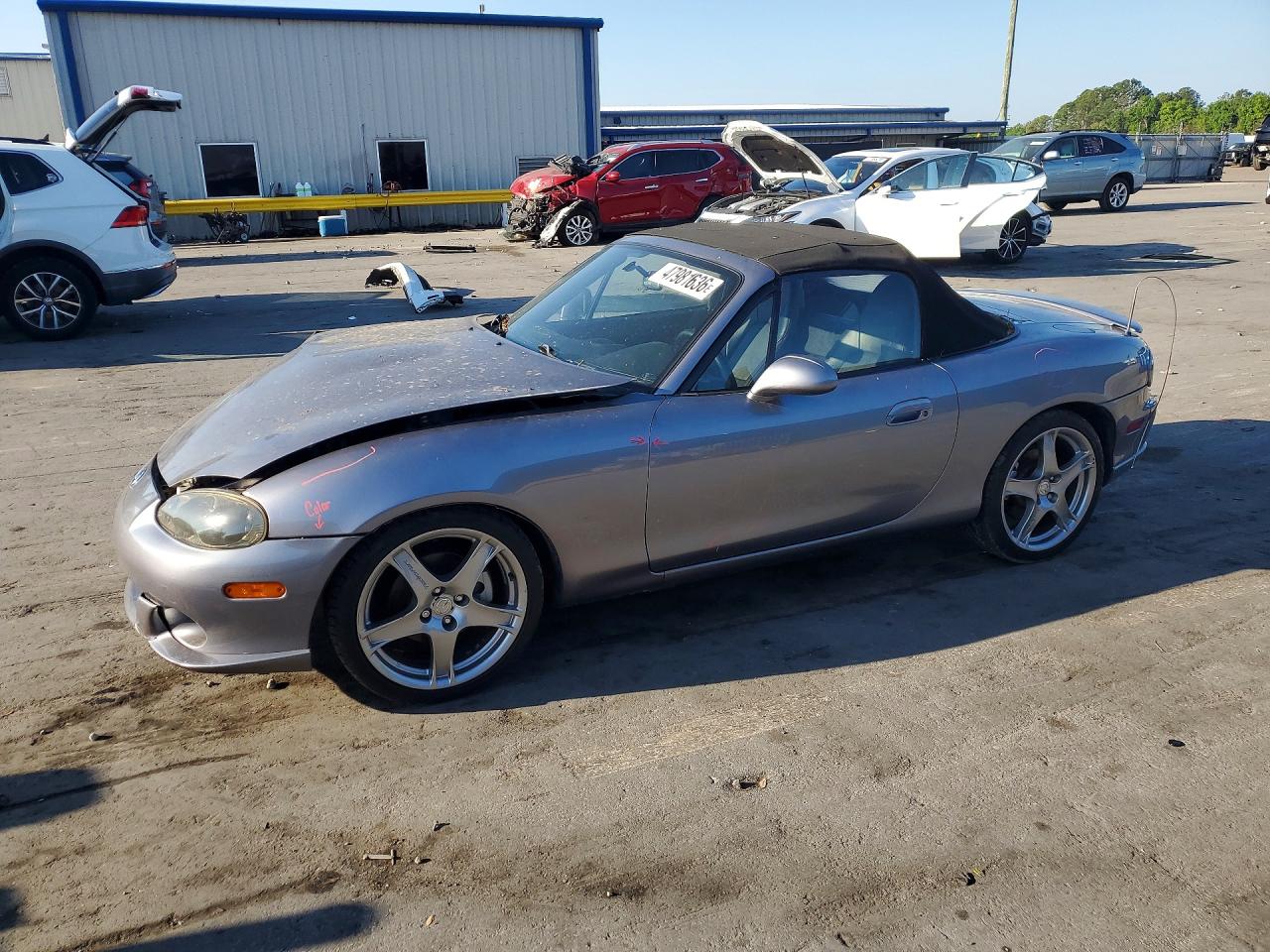 2005 Mazda Mx-5 Miata Speed Gray vin: JM1NB354050411483