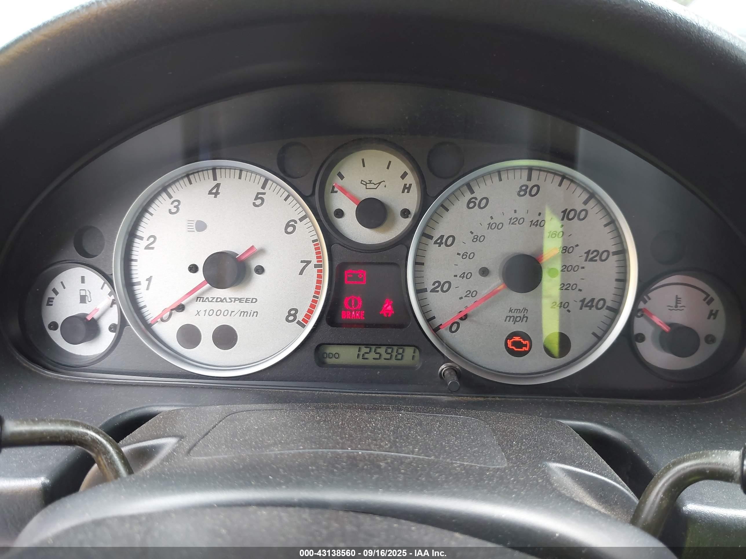 2004 Mazda Mazdaspeed Mx-5 Miata Cloth Red vin: JM1NB354340406468