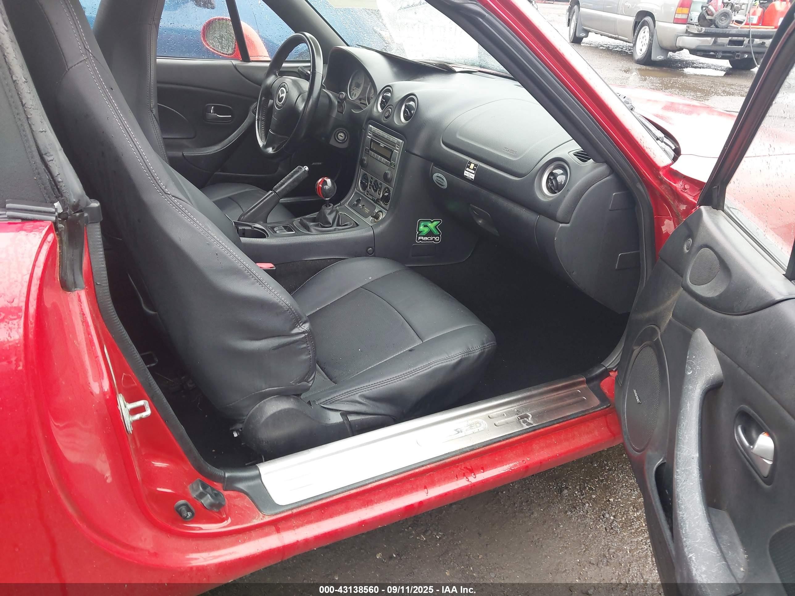 2004 Mazda Mazdaspeed Mx-5 Miata Cloth Red vin: JM1NB354340406468