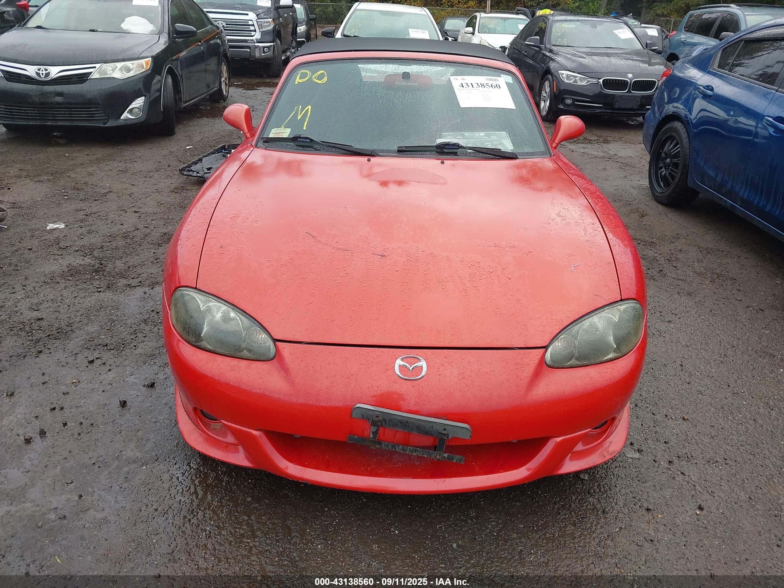 2004 Mazda Mazdaspeed Mx-5 Miata Cloth Red vin: JM1NB354340406468