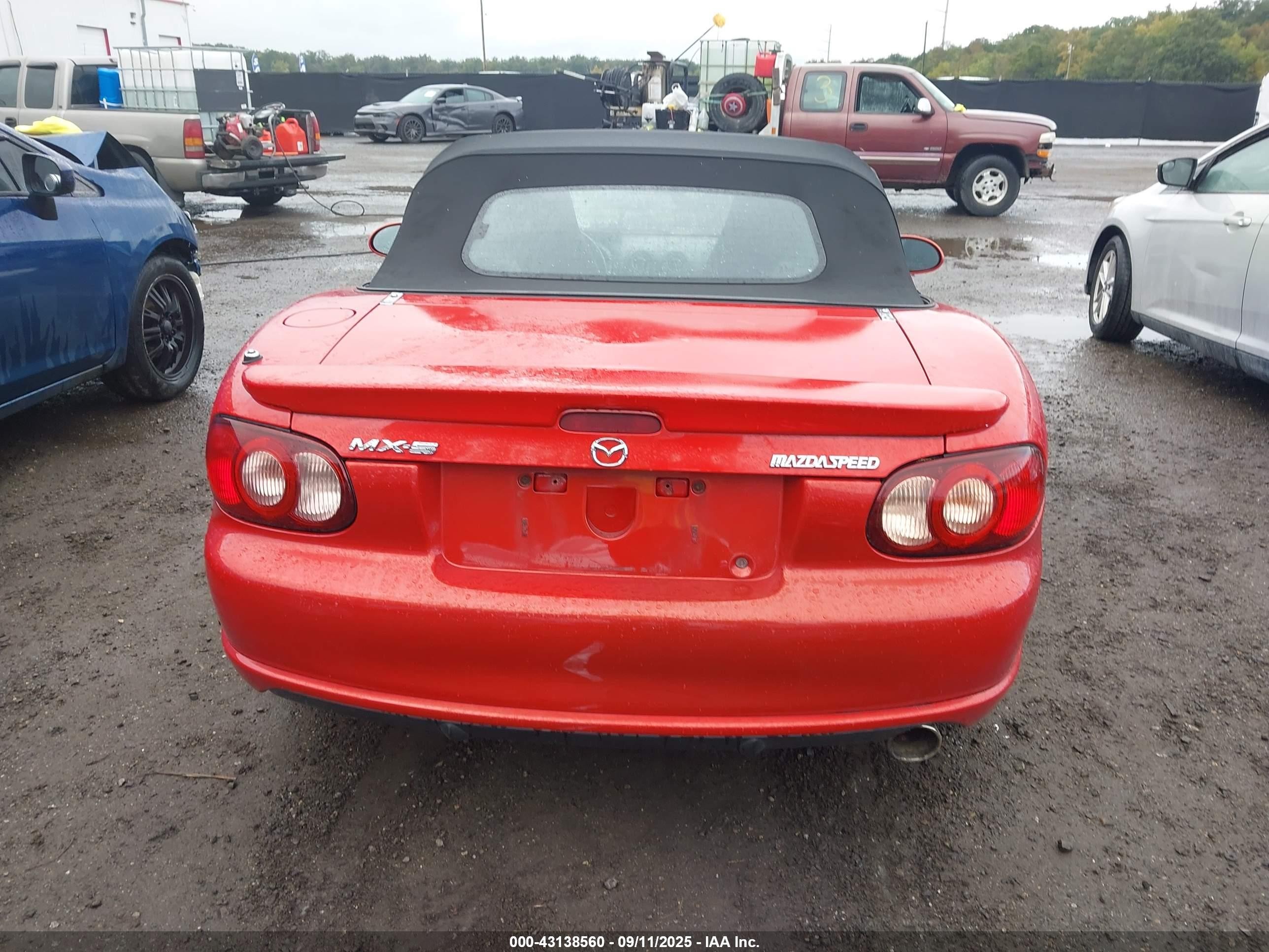 2004 Mazda Mazdaspeed Mx-5 Miata Cloth Red vin: JM1NB354340406468
