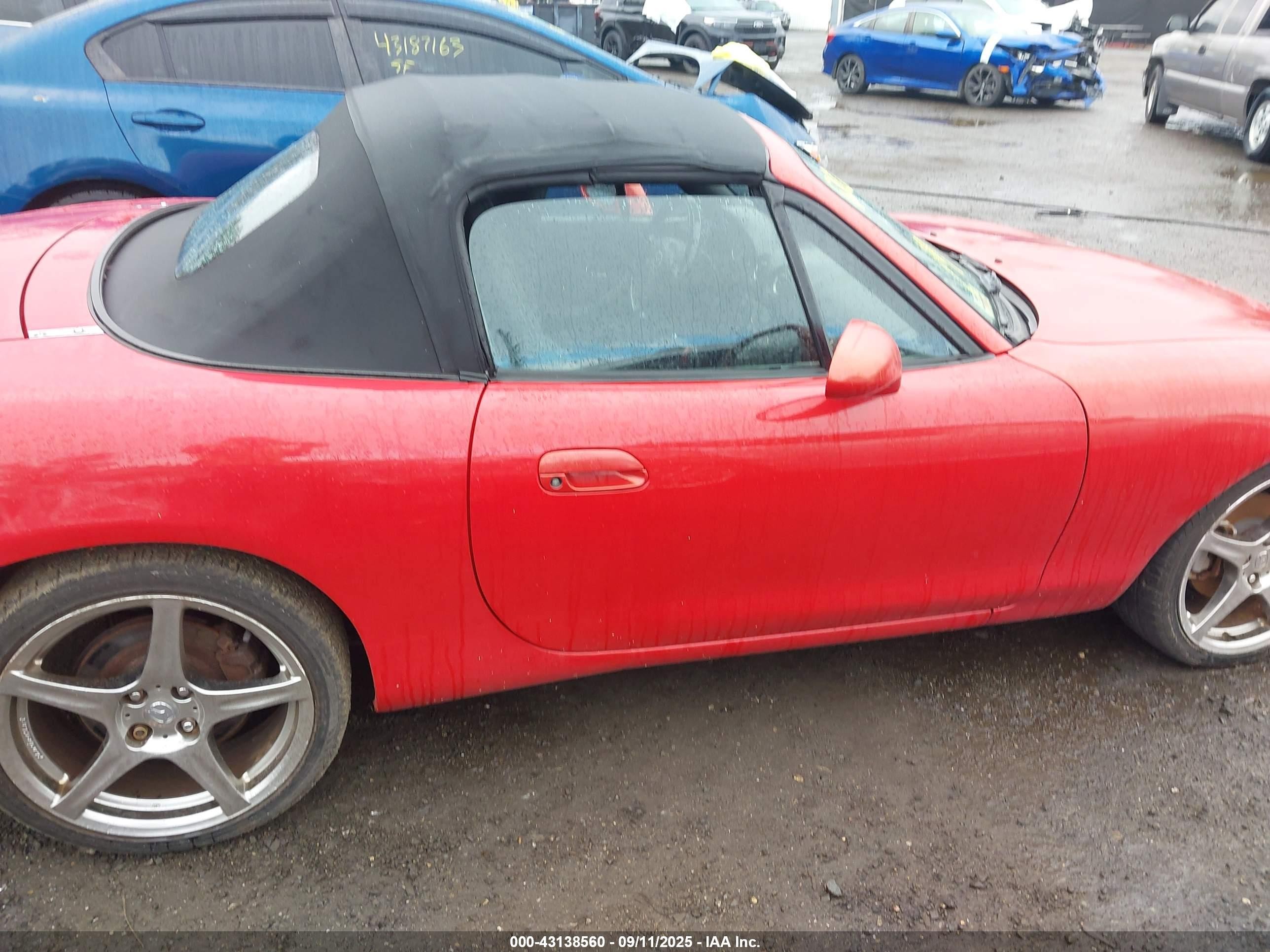 2004 Mazda Mazdaspeed Mx-5 Miata Cloth Red vin: JM1NB354340406468